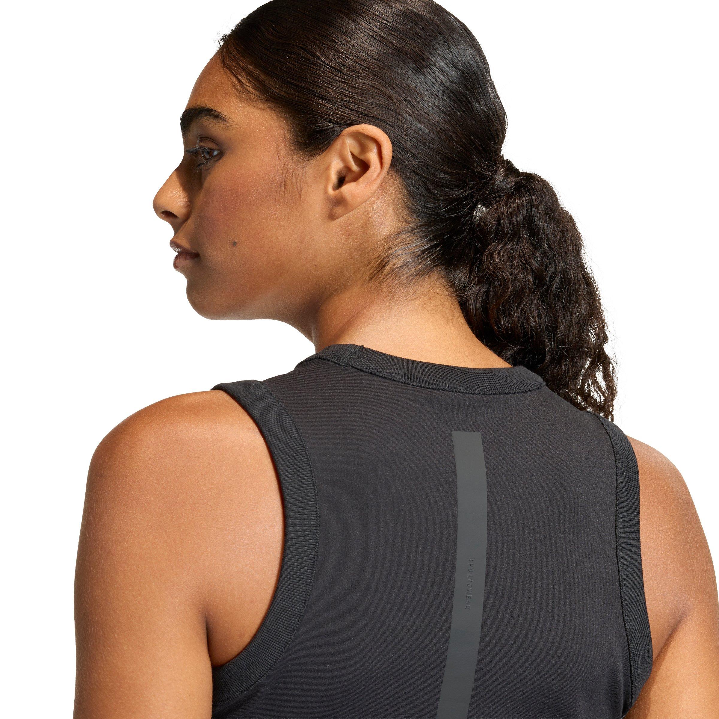 adidas Women's Z.N.E. Tank Top - Black - BLACK Thumbnail View 4