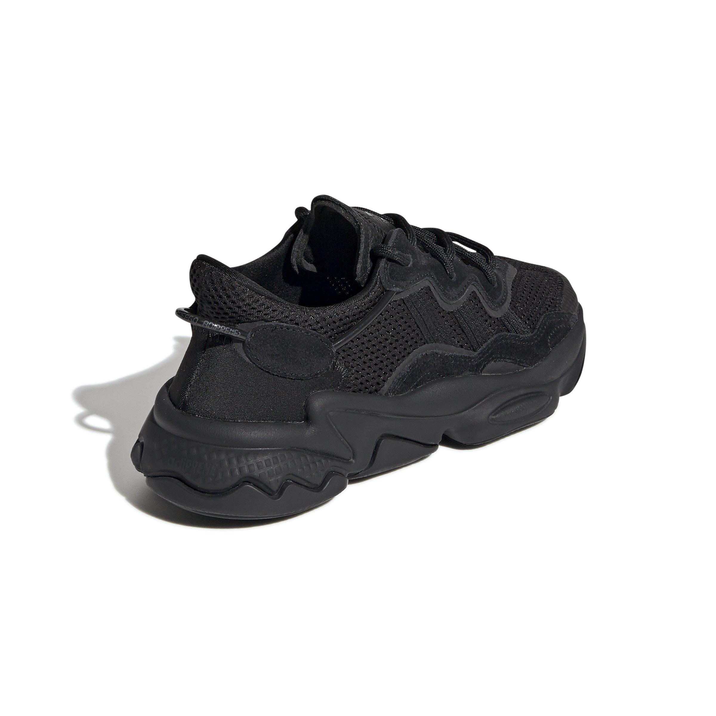 adidas Originals OZWEEGO "Core Black/Core Black/Grey Five" Grade School Boys' Shoe - BLACK Thumbnail View 4