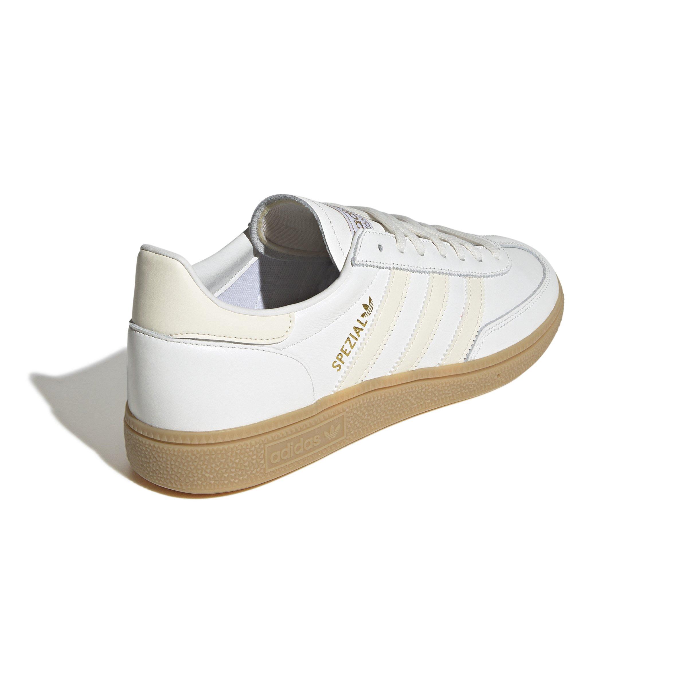 adidas Originals Handball Spezial "Core White/Wonder White/Gum 3" Men's Shoe - WHITE/WHITE/GUM Thumbnail View 4