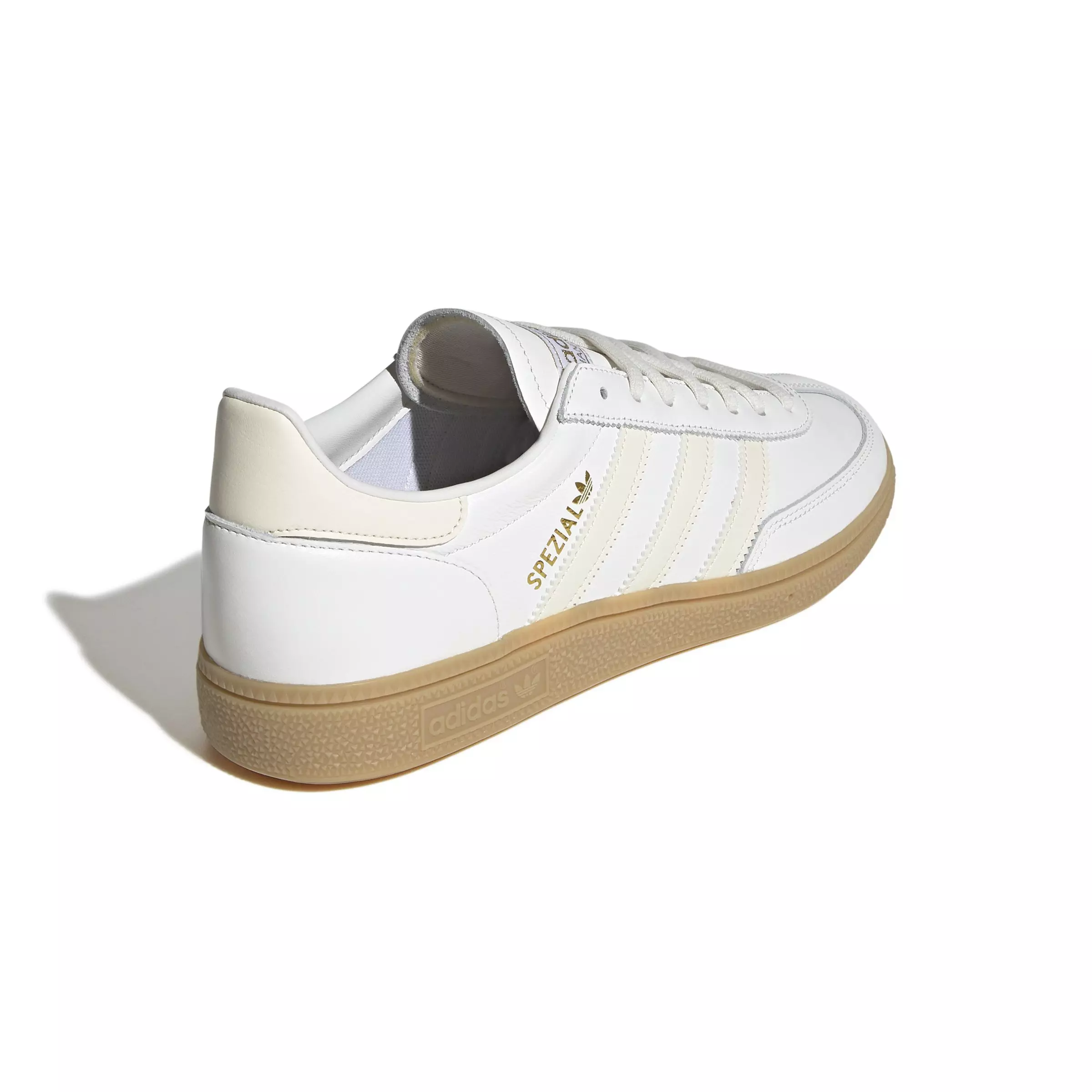 adidas Originals Handball Spezial "Core White/Wonder White/Gum 3" Men's Shoe - WHITE/WHITE/GUM