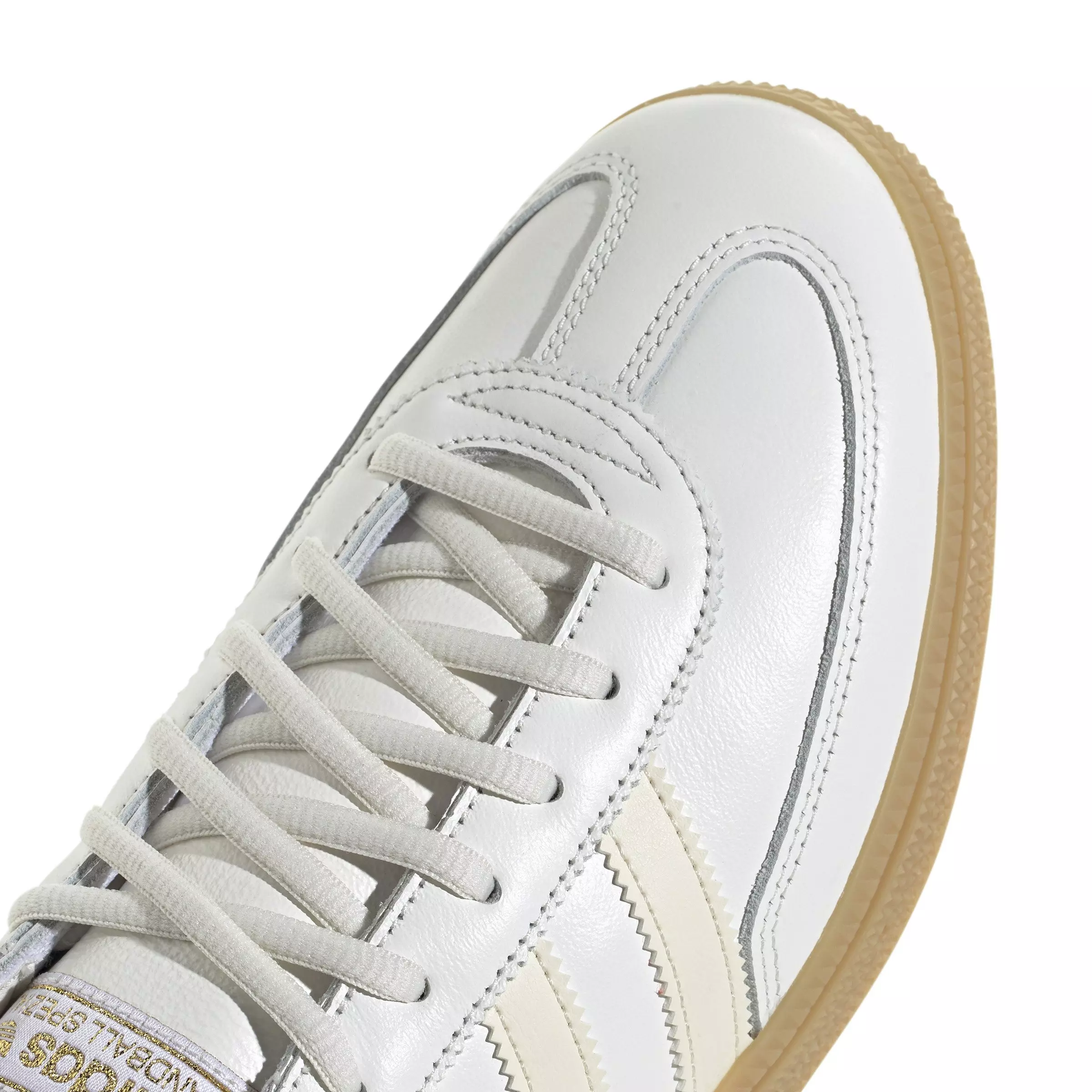 adidas Originals Handball Spezial "Core White/Wonder White/Gum 3" Men's Shoe - WHITE/WHITE/GUM