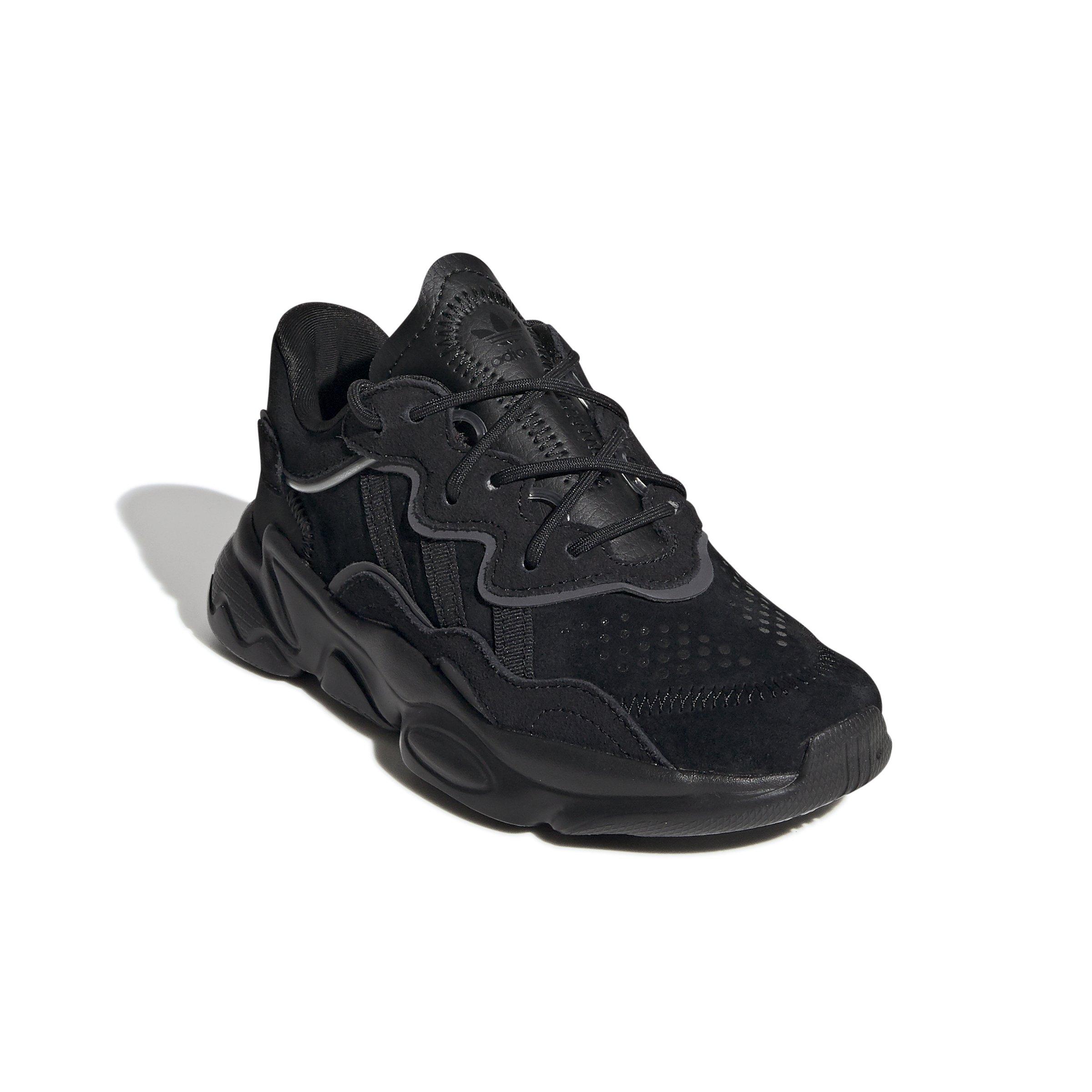 adidas Originals OZWEEGO "Core Black/Core Black/Night Metallic" Preschool Boys' Shoe - BLACK Thumbnail View 3