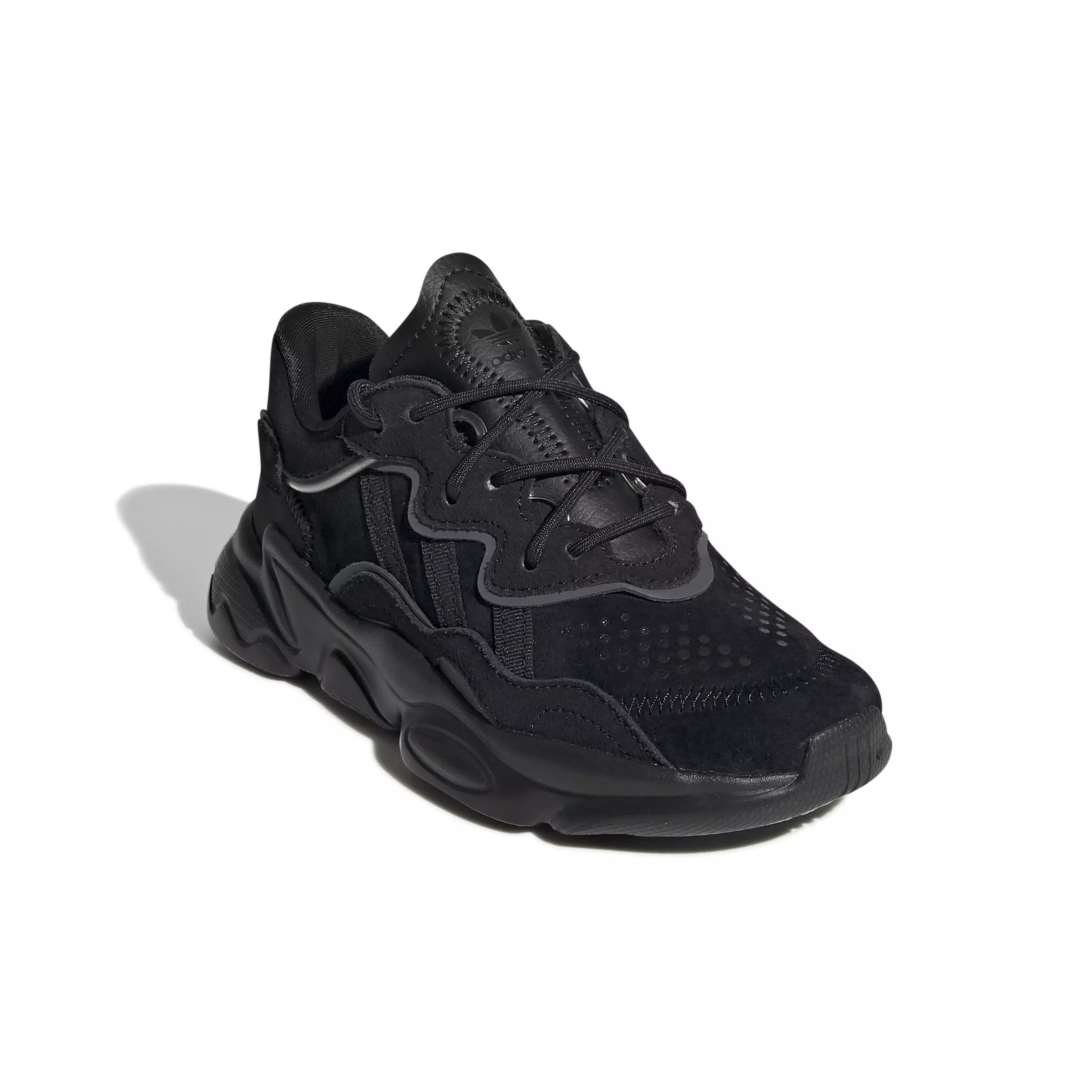 adidas Originals OZWEEGO "Core Black/Core Black/Night Metallic" Preschool Boys' Shoe - BLACK