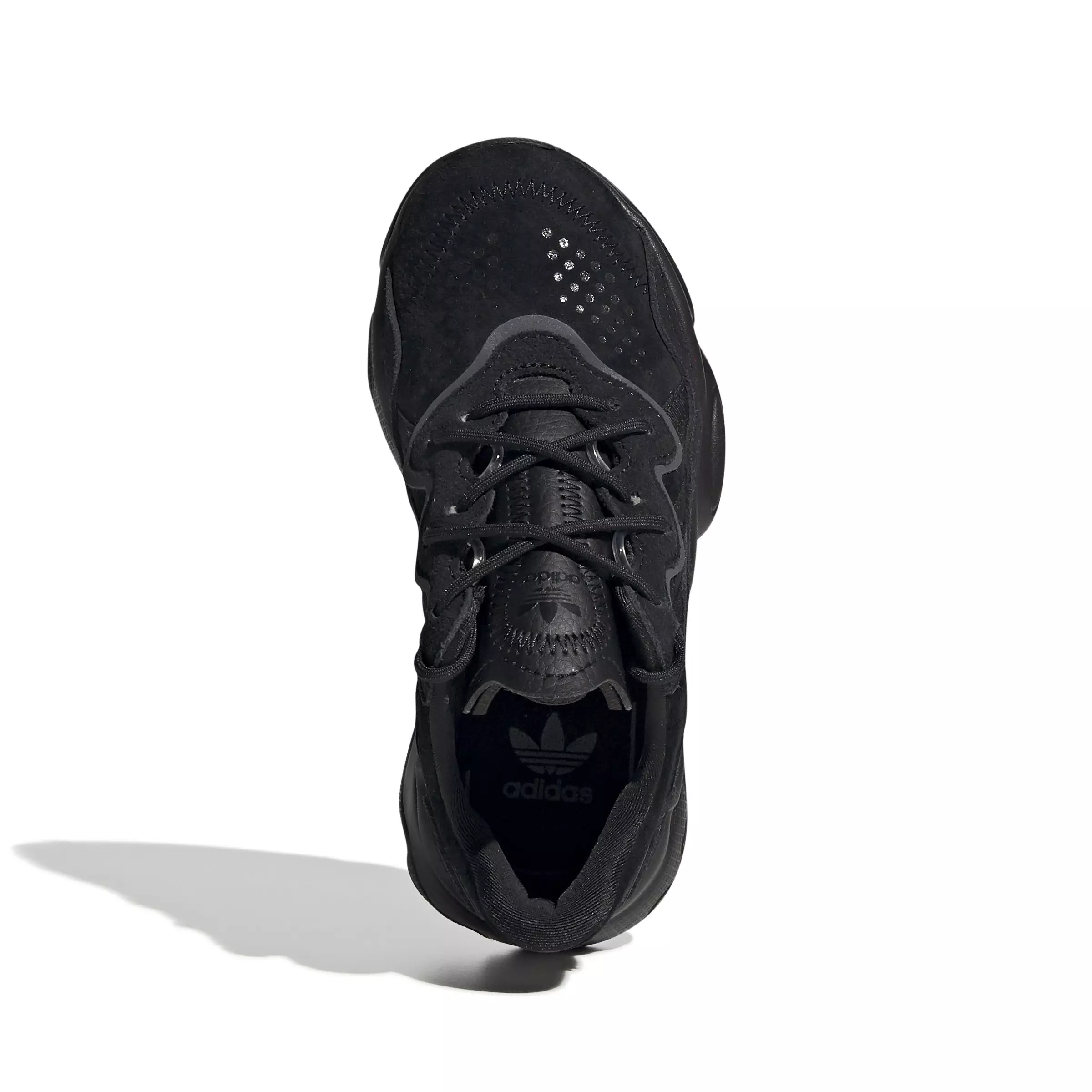 adidas Originals OZWEEGO "Core Black/Core Black/Night Metallic" Preschool Boys' Shoe - BLACK
