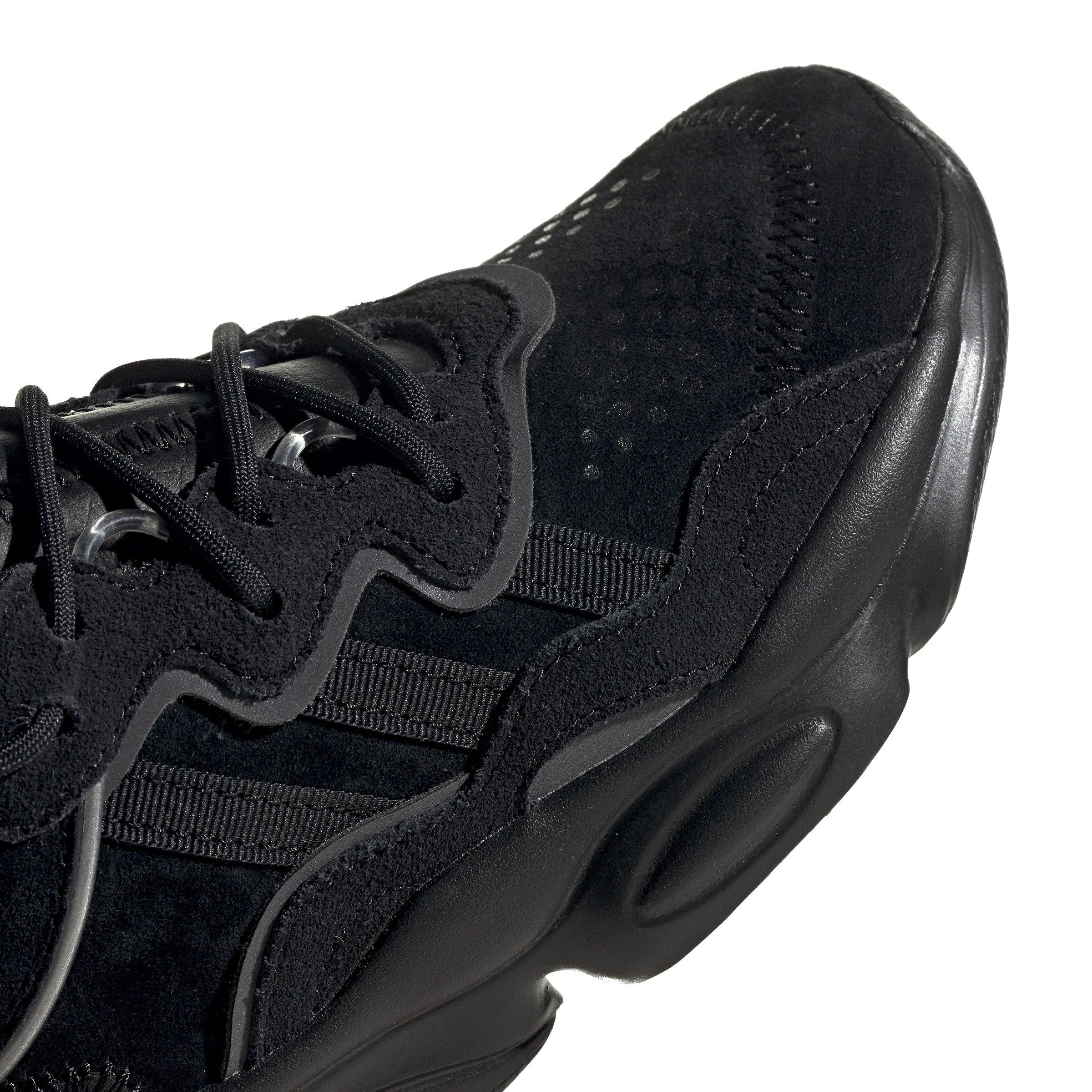 adidas Originals OZWEEGO "Core Black/Core Black/Night Metallic" Preschool Boys' Shoe - BLACK Thumbnail View 7