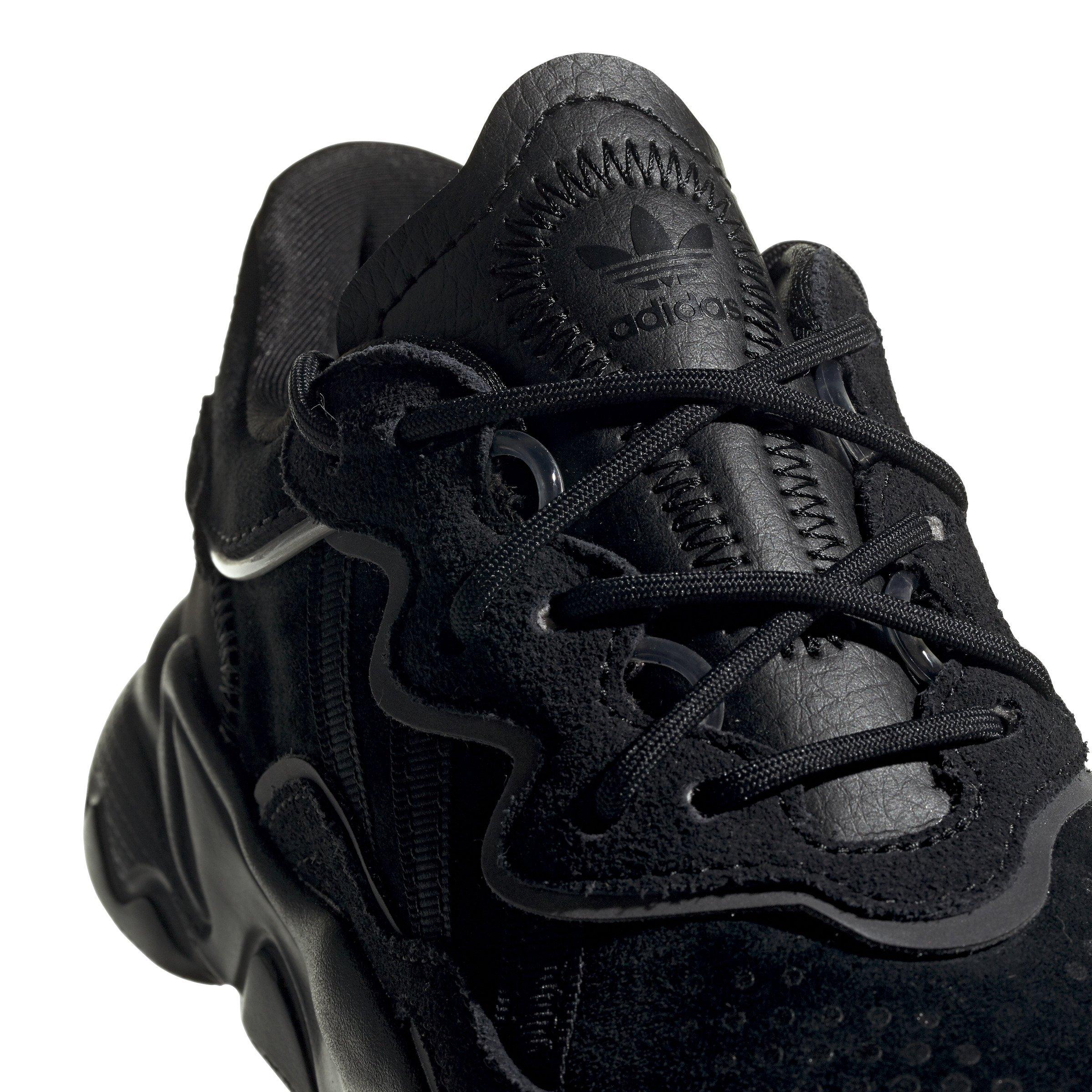 adidas Originals OZWEEGO "Core Black/Core Black/Night Metallic" Preschool Boys' Shoe - BLACK Thumbnail View 8