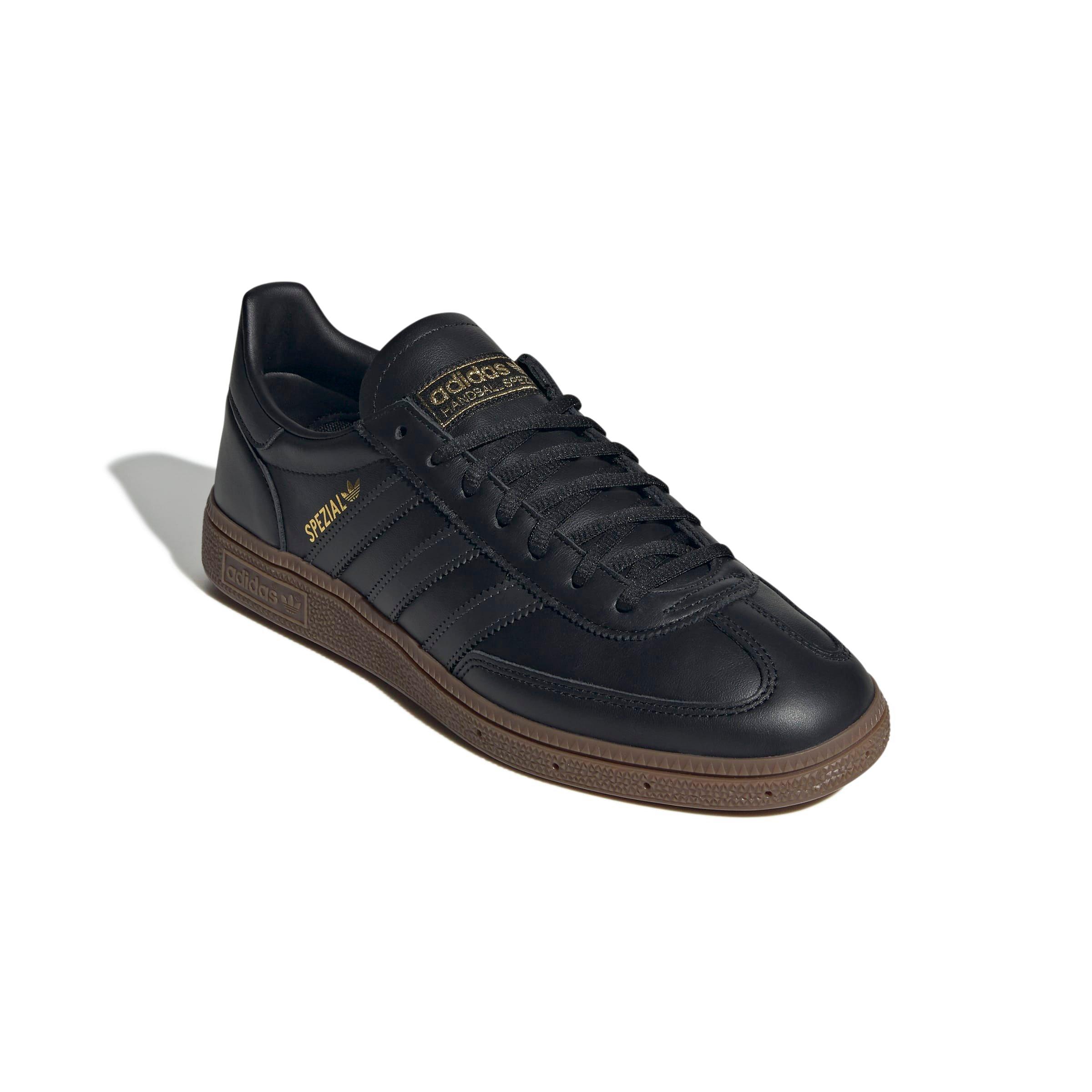 adidas Originals Handball Spezial "Core Black/Carbon/Gold Metallic" Men's Shoe - BLACK/CARBON/GOLD Thumbnail View 3
