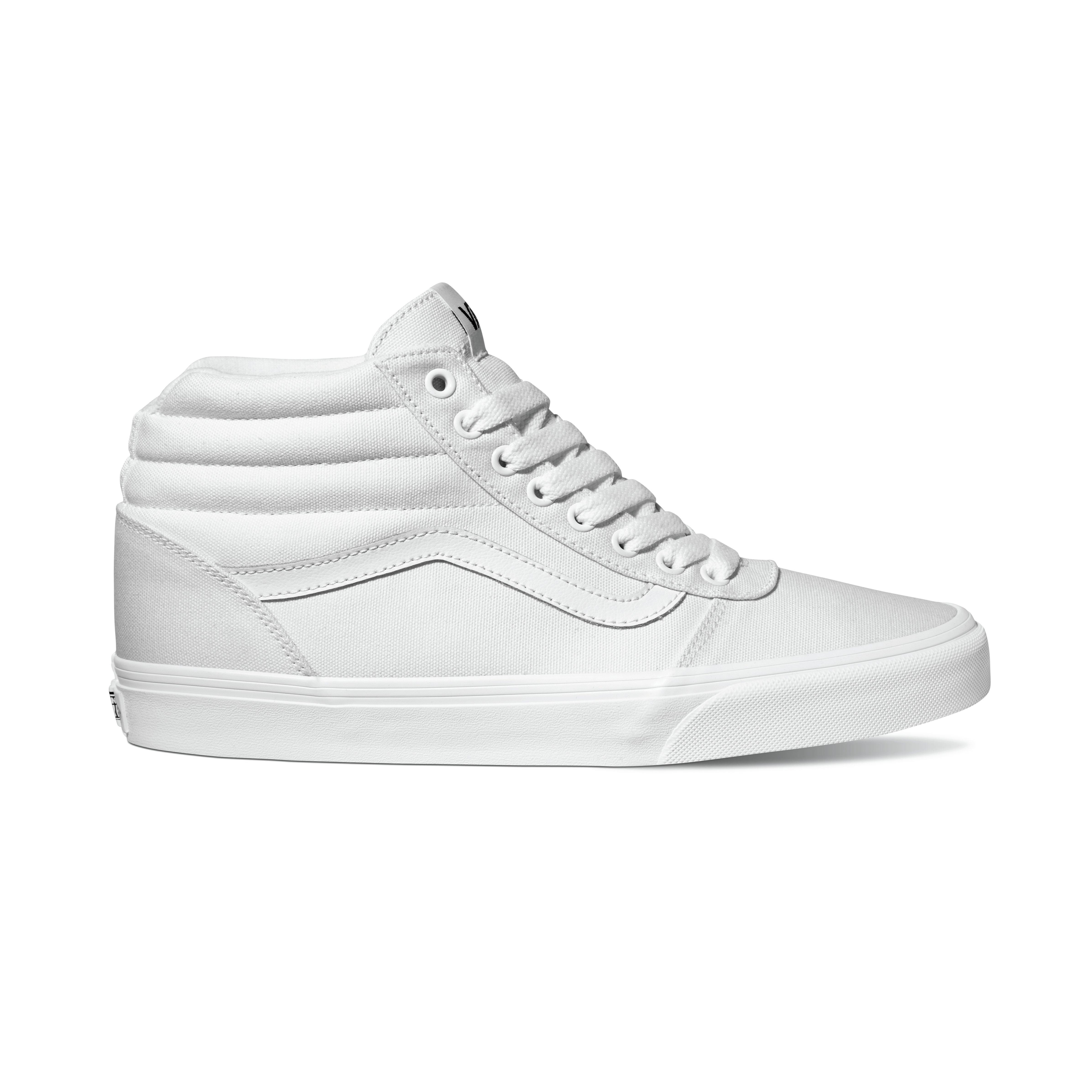 vans ward hi white