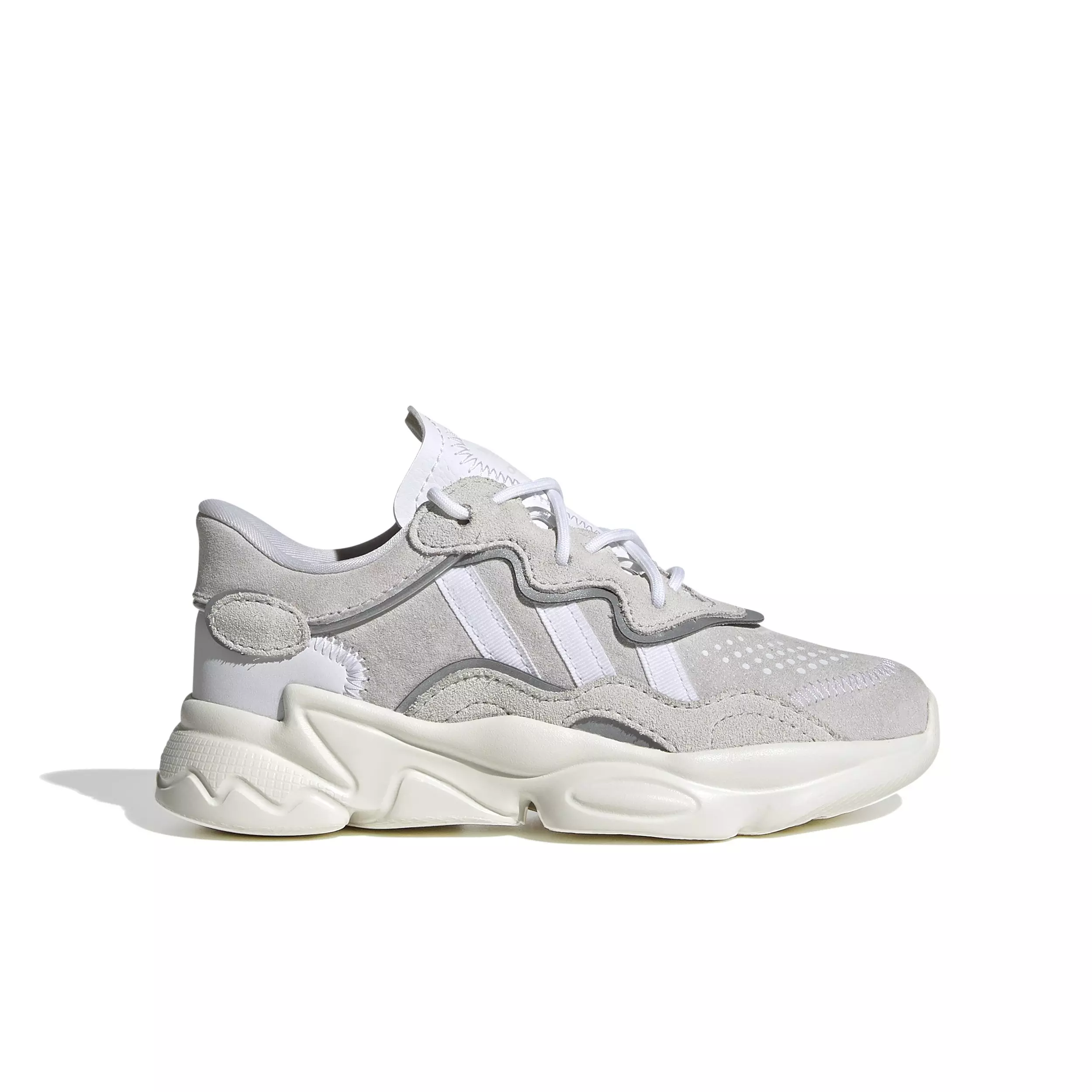 adidas Originals OZWEEGO "Crystal White/Ftwr White/Off White" Preschool Boys' Shoe - WHITE