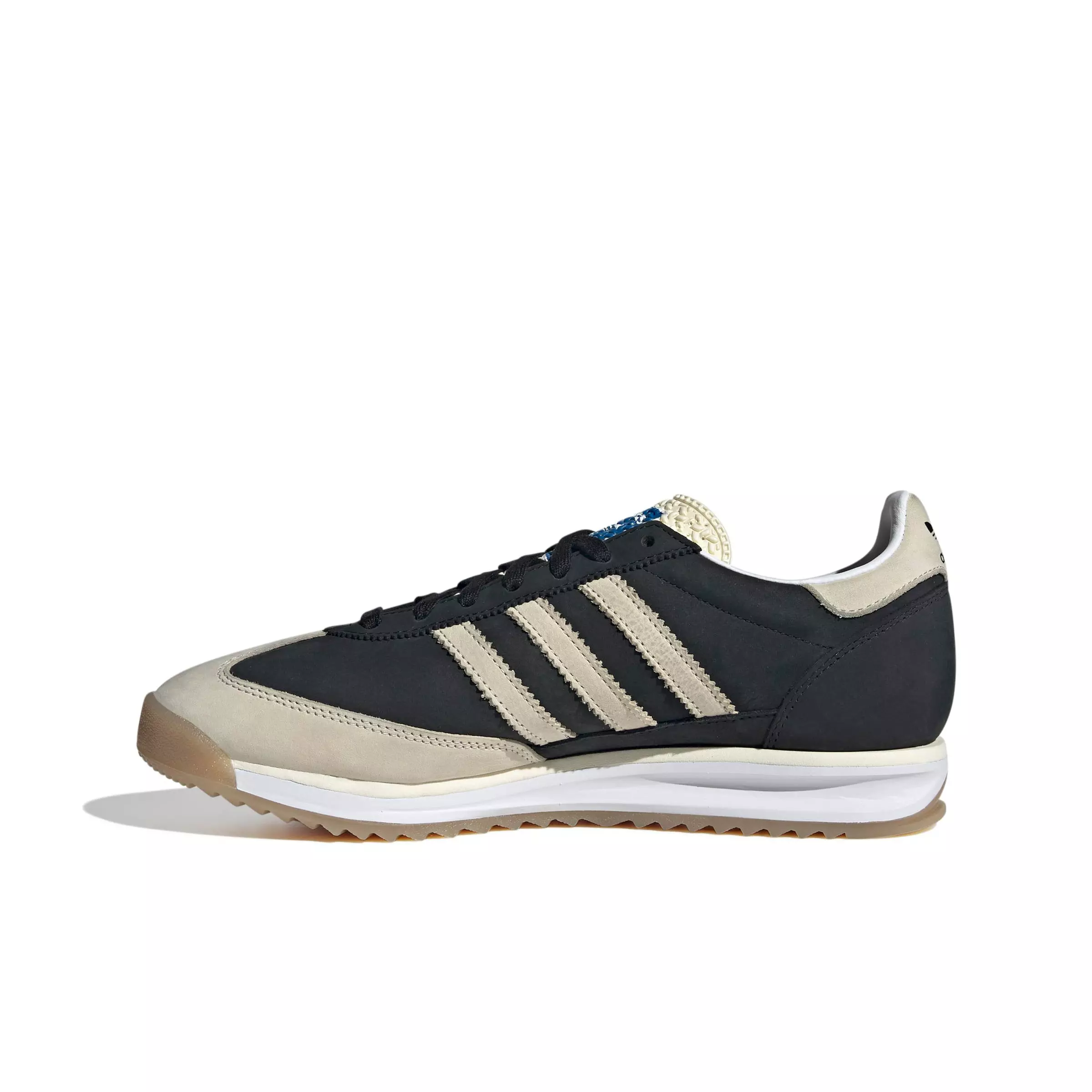 adidas Originals SL 72 RS "Core Black/Cream White/Gum 3" Men's Shoe - BLACK/WHITE/GUM