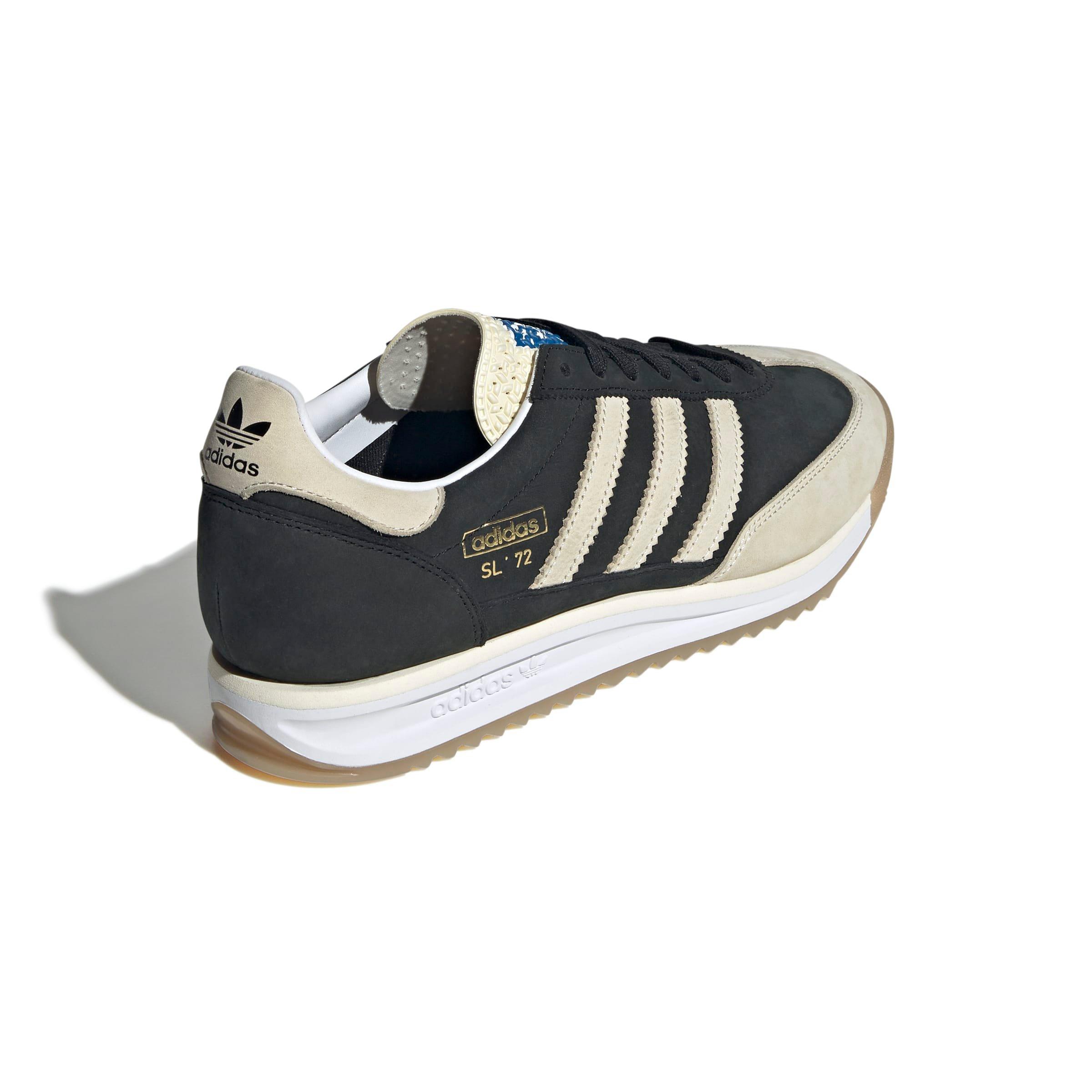 adidas Originals SL 72 RS "Core Black/Cream White/Gum 3" Men's Shoe - BLACK/WHITE/GUM Thumbnail View 4