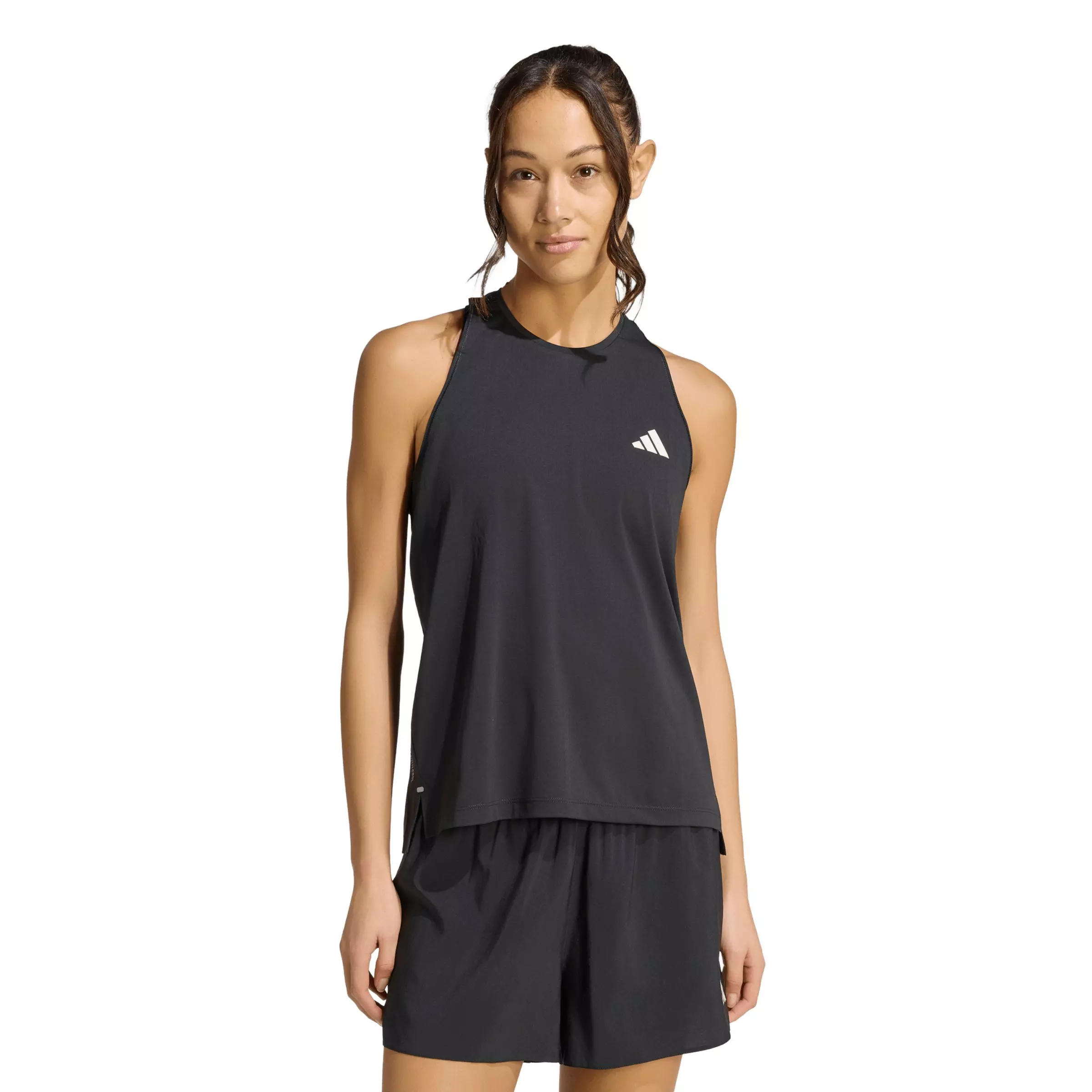 adidas Women's ADI365 Running Climacool Iconic Tank Top - Black - BLACK