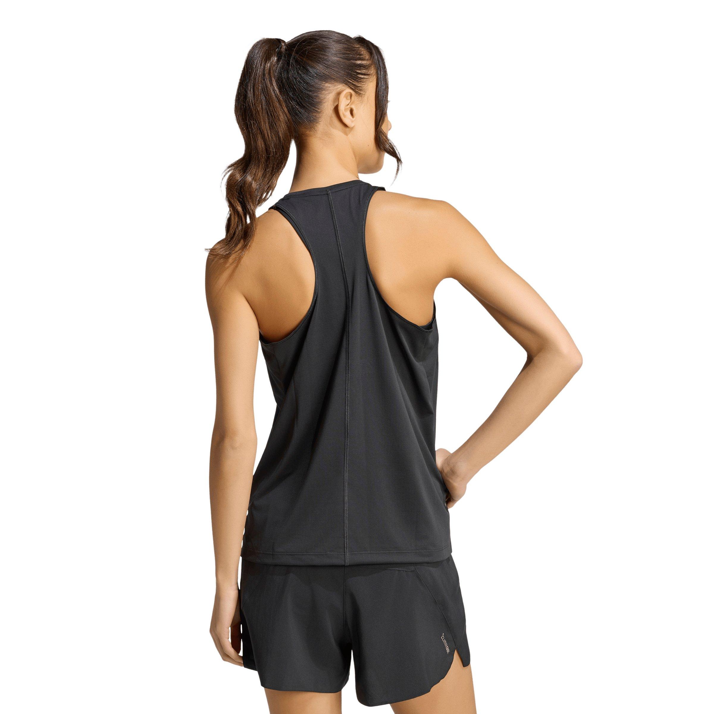 adidas Women's ADI365 Running Climacool Iconic Tank Top -Black - BLACK Thumbnail View 2