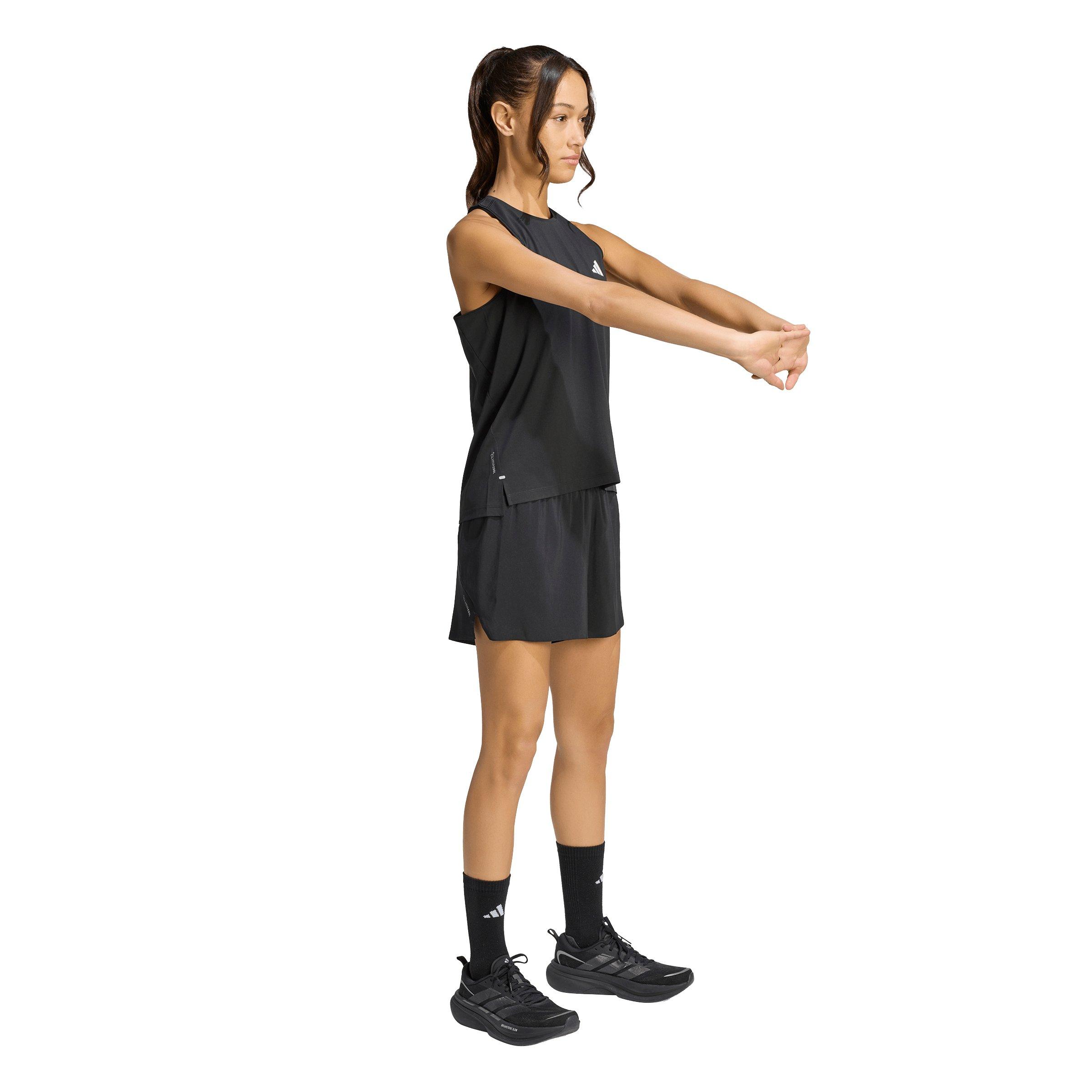 adidas Women's ADI365 Running Climacool Iconic Tank Top -Black - BLACK Thumbnail View 5