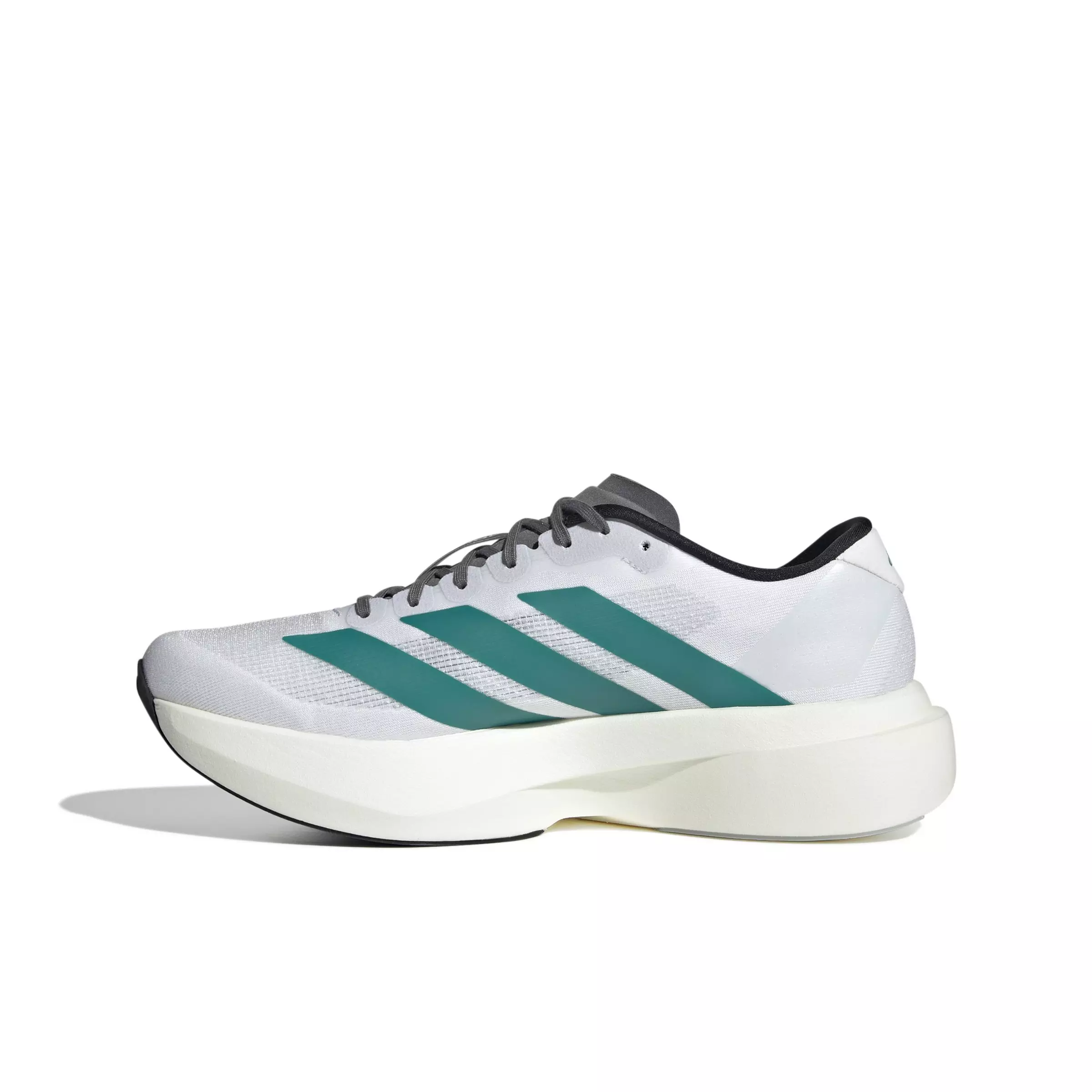 adidas Adizero EVO SL "Ftwr White/Pure Teal/Grey Four" Men's Running Shoe - WHITE/TEAL/GREY