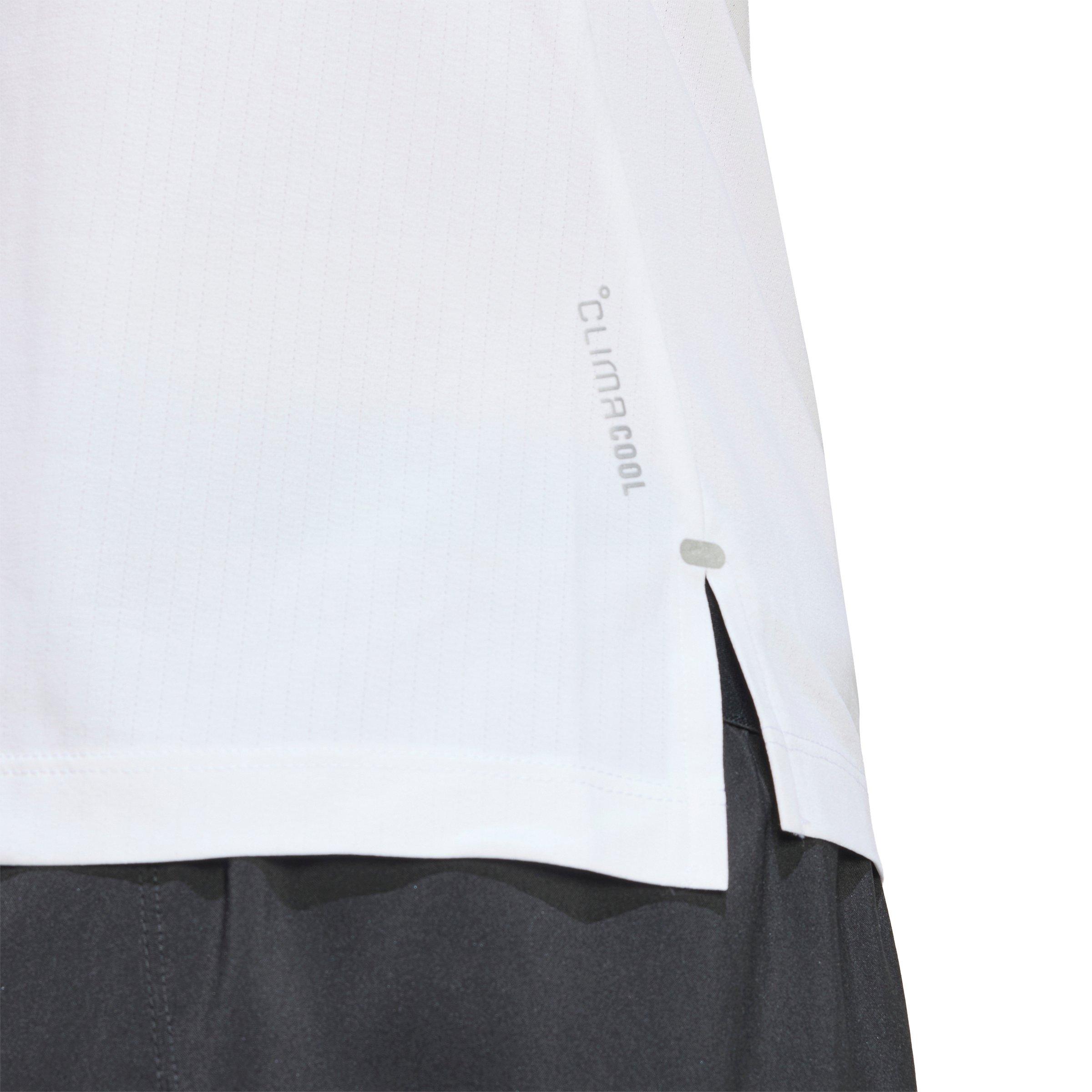 adidas Women's ADI365 Running Climacool Iconic Tank Top - White - WHITE Thumbnail View 4