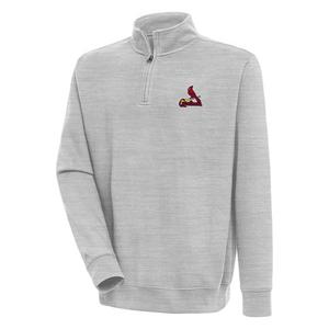 Antigua Men's St. Louis Cardinals Victory 1/4 Zip Mock Top