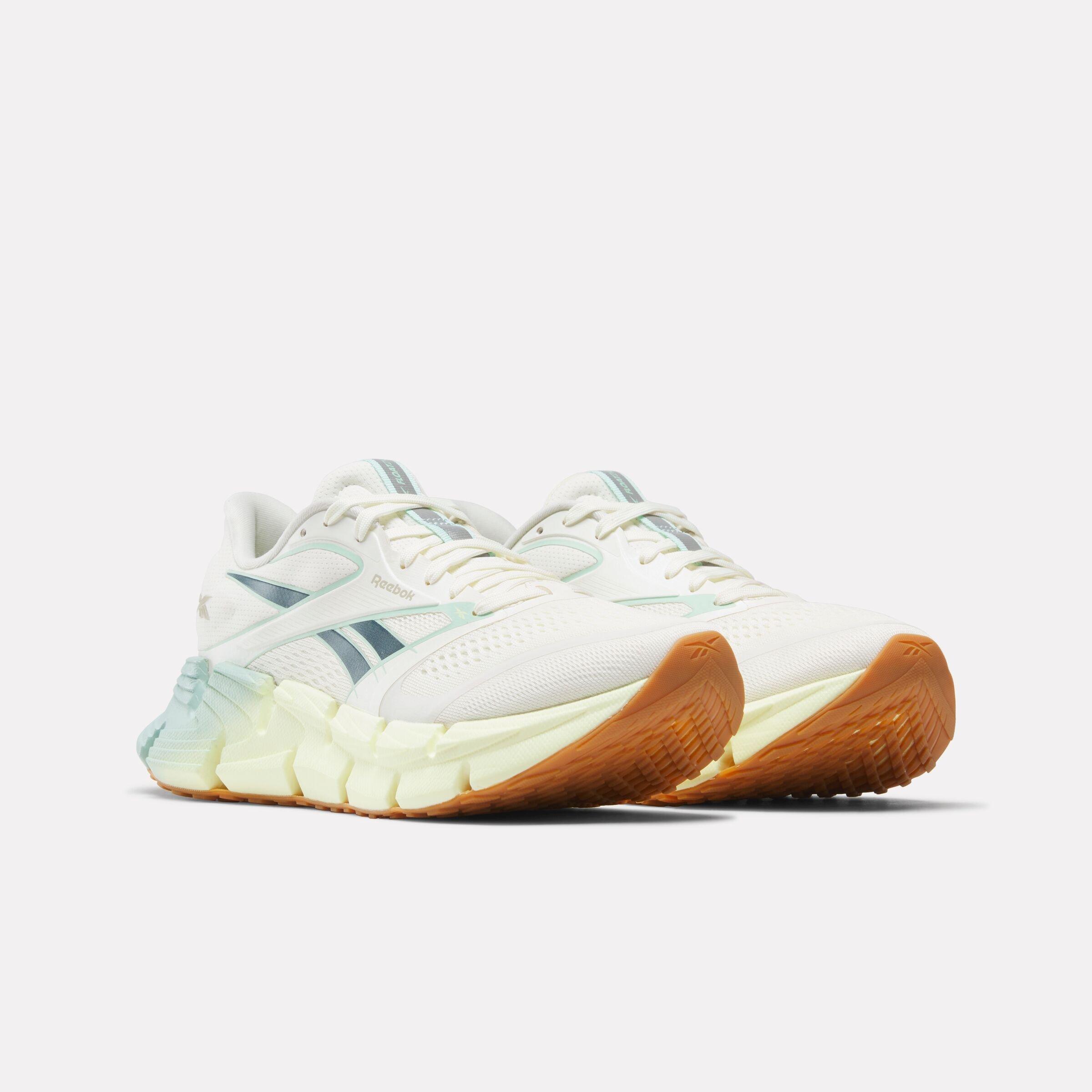 Reebok FloatZig 2 "Cream/White/Teal" Women's Running Shoe - CREAM/WHITE/TEAL Thumbnail View 2