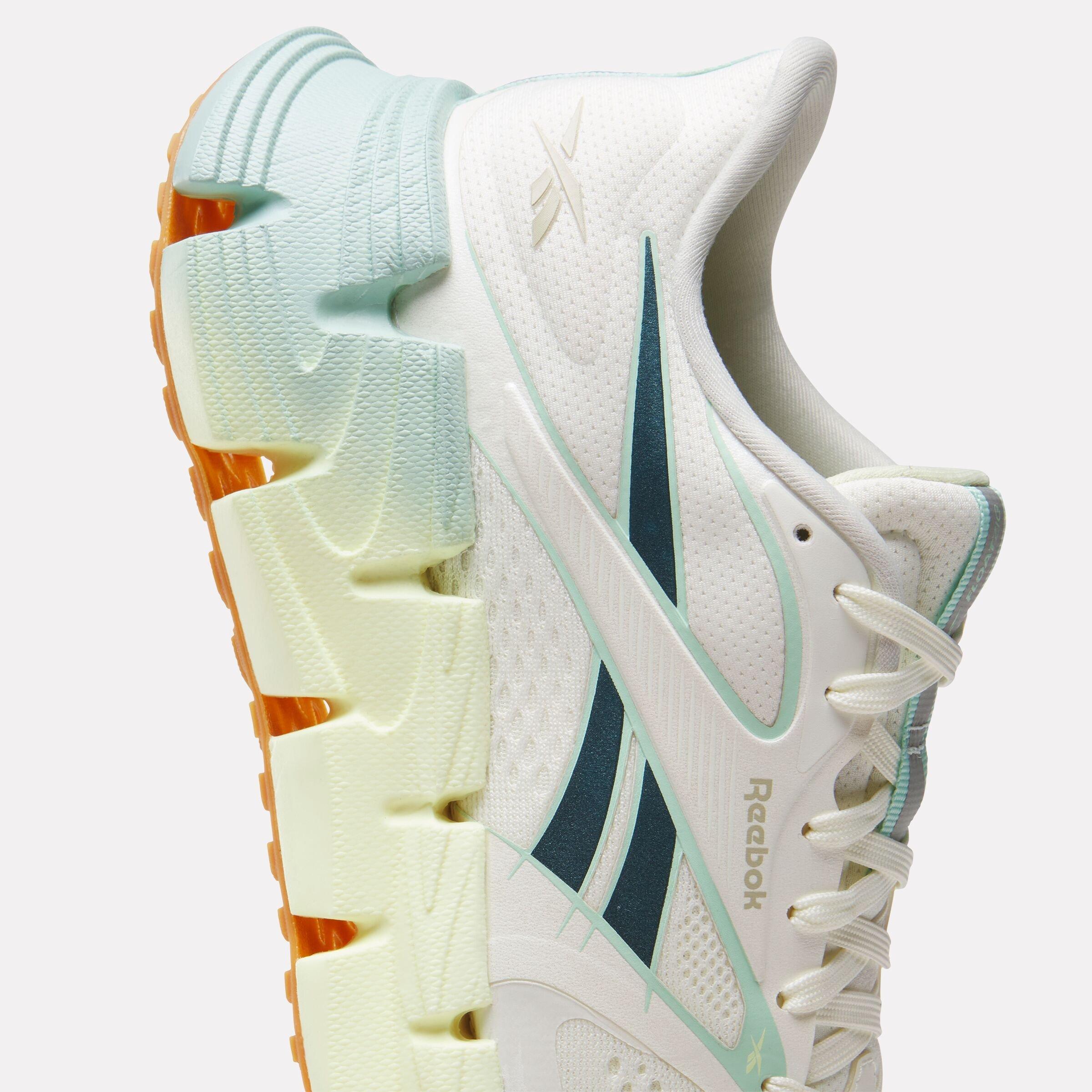 Reebok FloatZig 2 "Cream/White/Teal" Women's Running Shoe - CREAM/WHITE/TEAL Thumbnail View 6