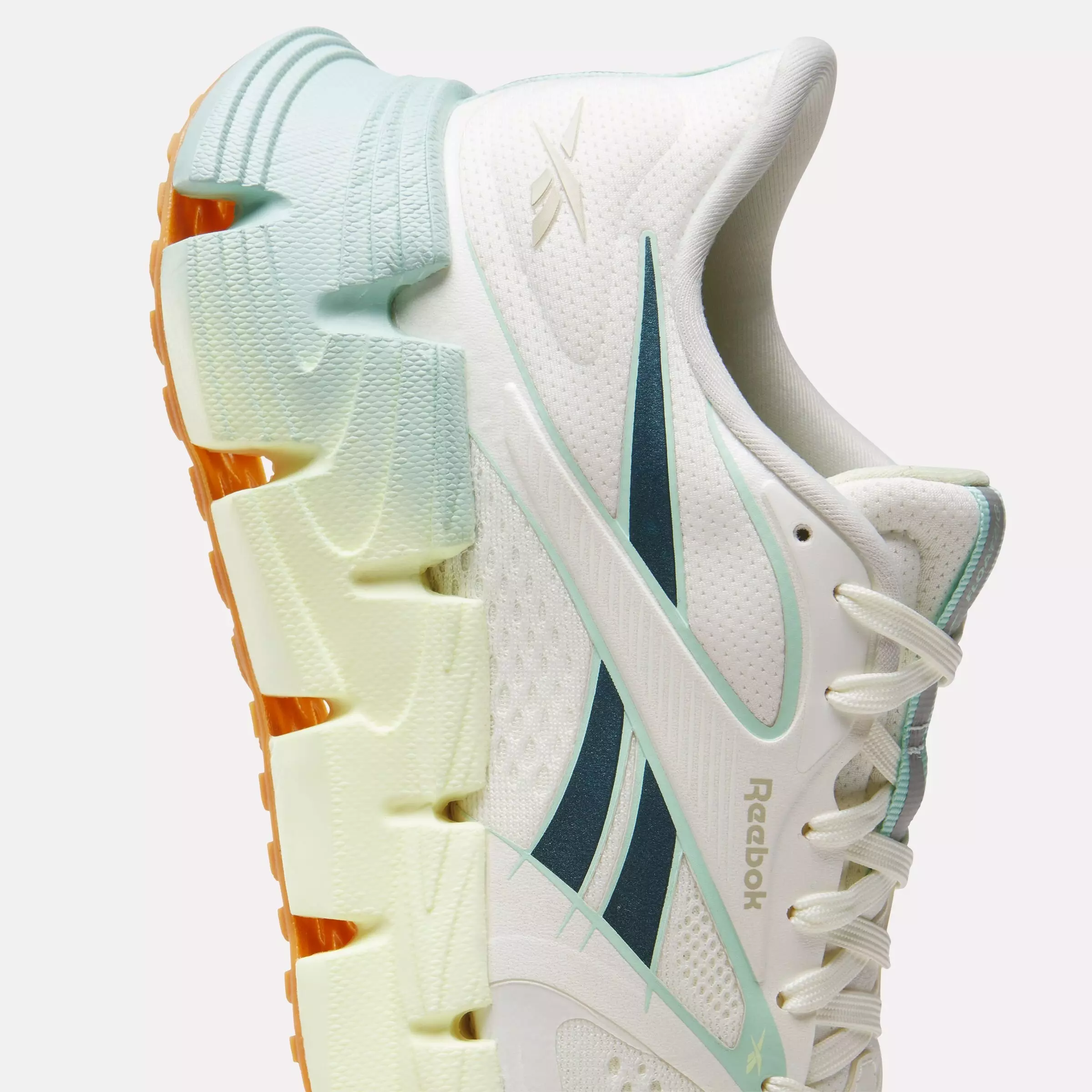 Reebok FloatZig 2 "Cream/White/Teal" Women's Running Shoe - CREAM/WHITE/TEAL