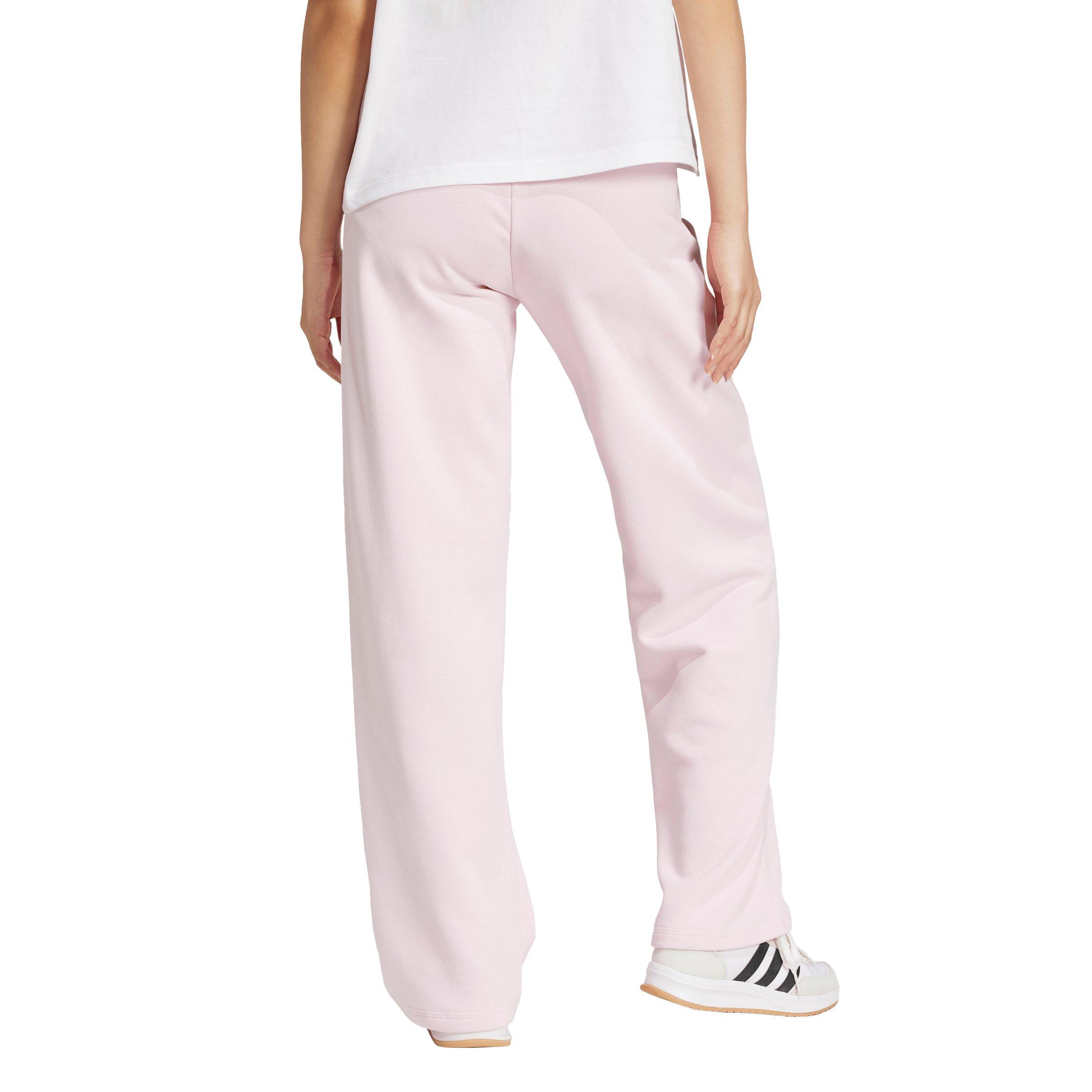 adidas Women's Essentials Small Logo Feel Cozy Open-Hem Joggers - Light Pink - LIGHT PINK Thumbnail View 2