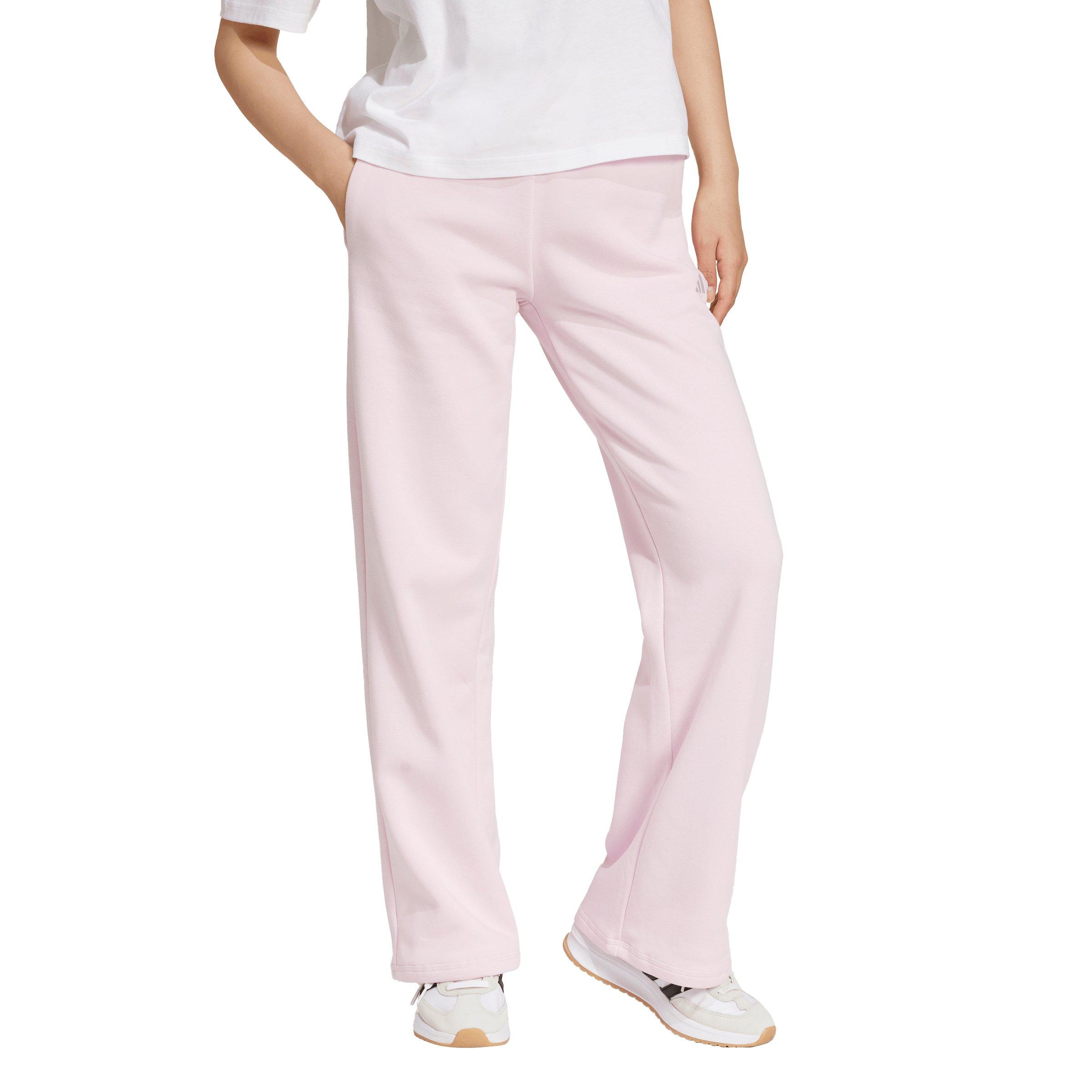adidas Women's Essentials Small Logo Feel Cozy Open-Hem Joggers - Light Pink - LIGHT PINK Thumbnail View 5