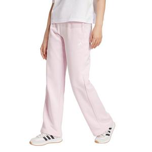 adidas Women's Essentials Small Logo Feel Cozy Open-Hem Joggers - Light Pink