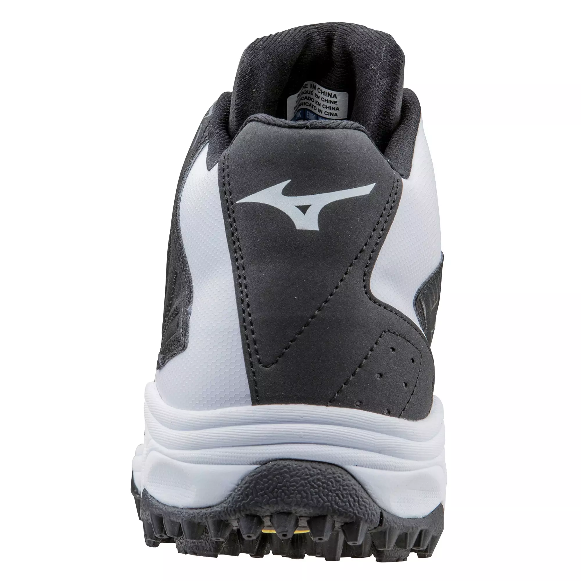 Mizuno 9 Spike Advanced Erupt 3 Men's Baseball Cleats - BLACK/WHITE