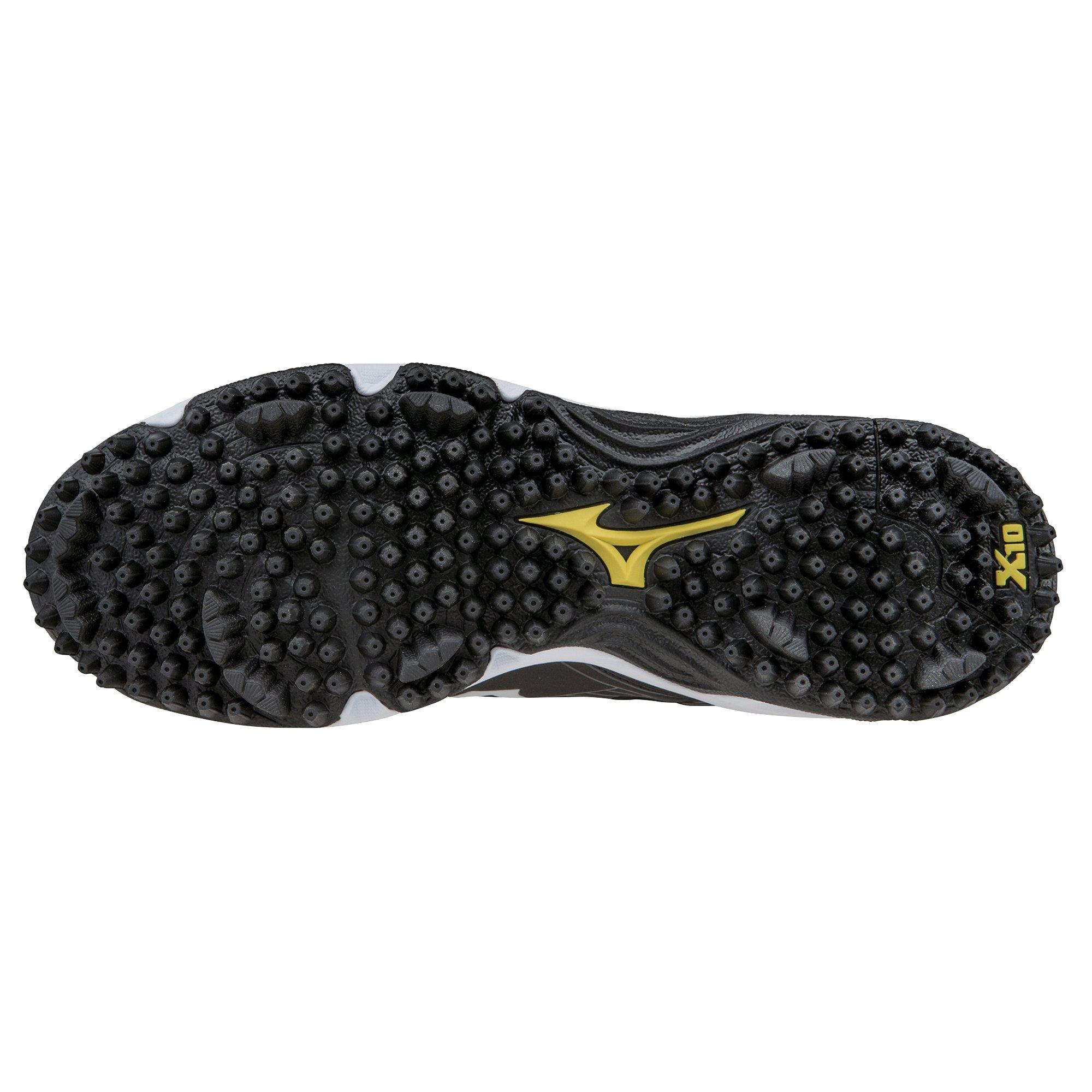 Mizuno 9 Spike Advanced Erupt 3 Men's Baseball Cleats - BLACK/WHITE Thumbnail View 6