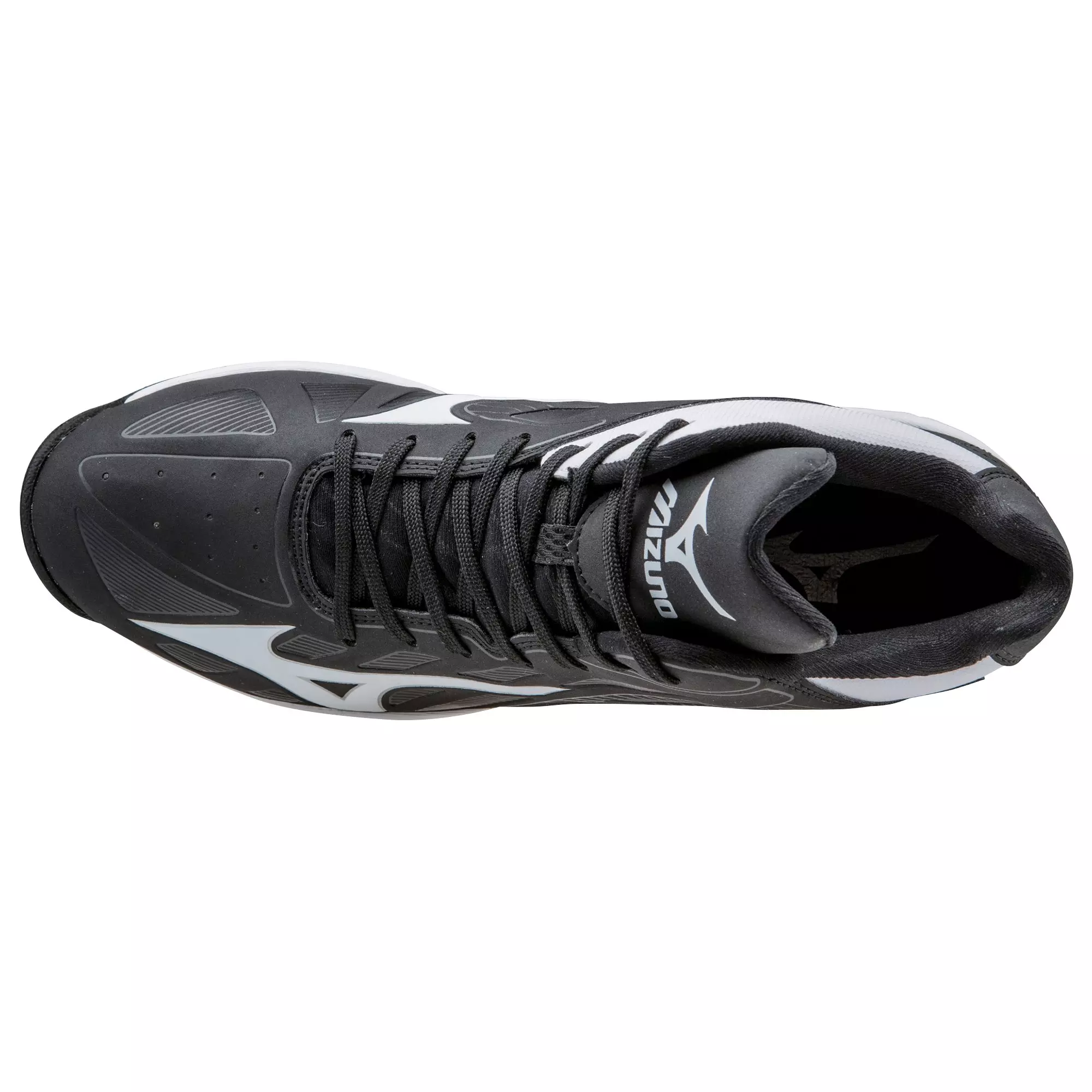 Mizuno 9 Spike Advanced Erupt 3 Men's Baseball Cleats - BLACK/WHITE