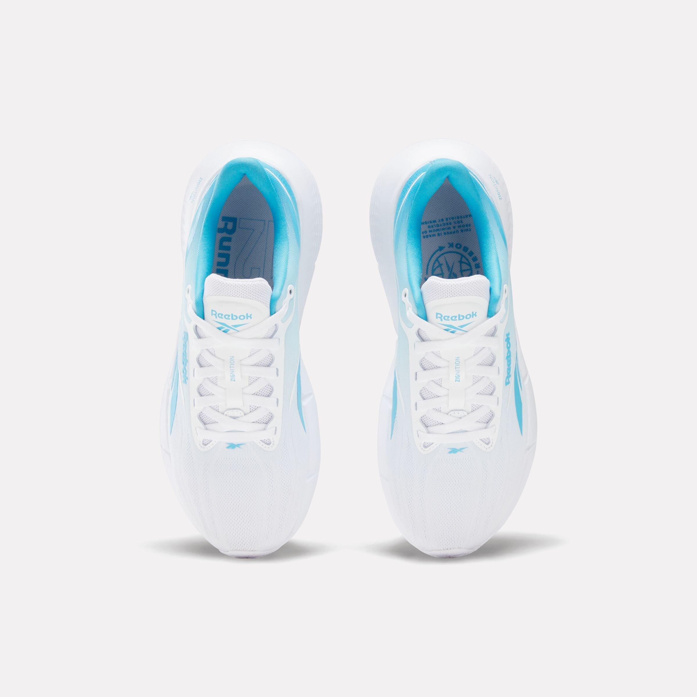 Reebok Zignition "White/Blue" Women's Running Shoe - WHITE/BLUE Thumbnail View 4