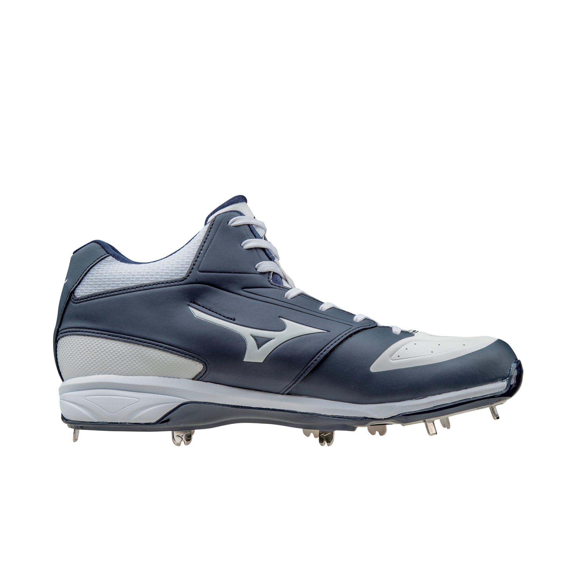 navy mizuno cleats