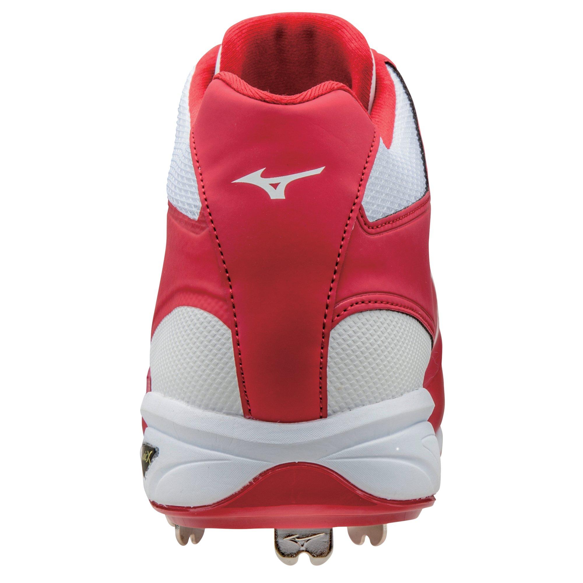 red mizuno baseball cleats