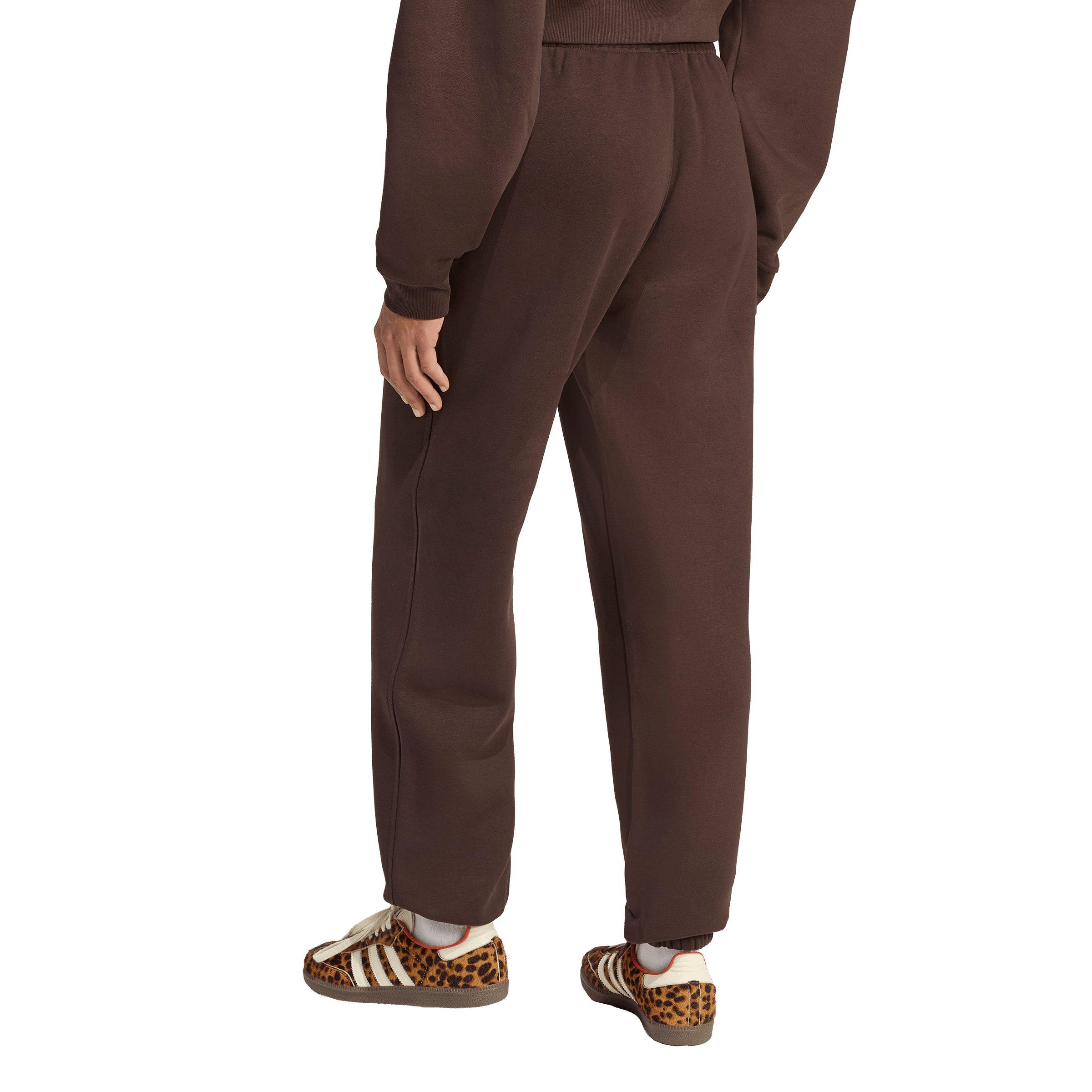 adidas Originals Women's Essentials Fleece Loose Joggers - Brown - BROWN Thumbnail View 2