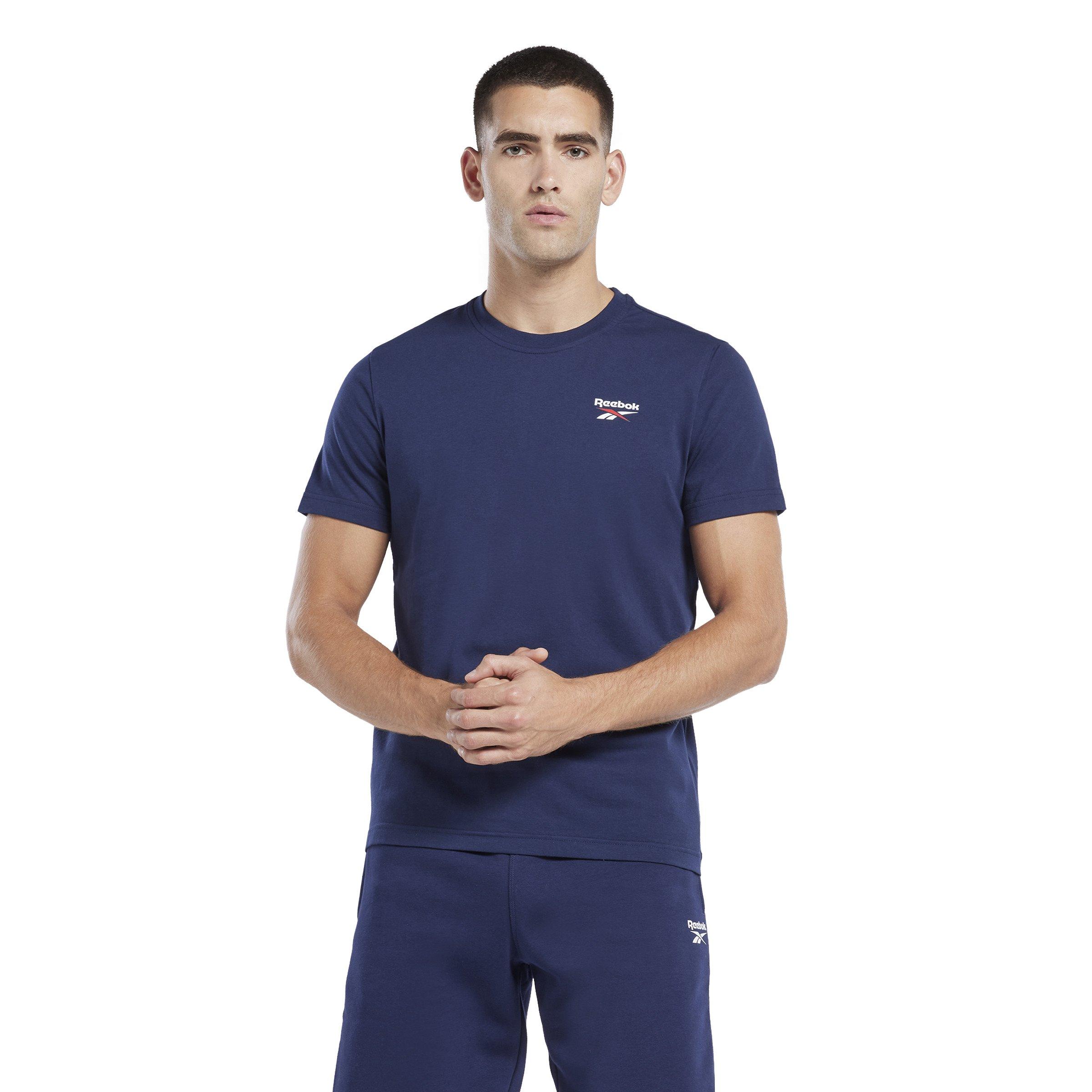 Reebok Men's Identity Classics T-Shirt- Navy - NAVY Thumbnail View 1