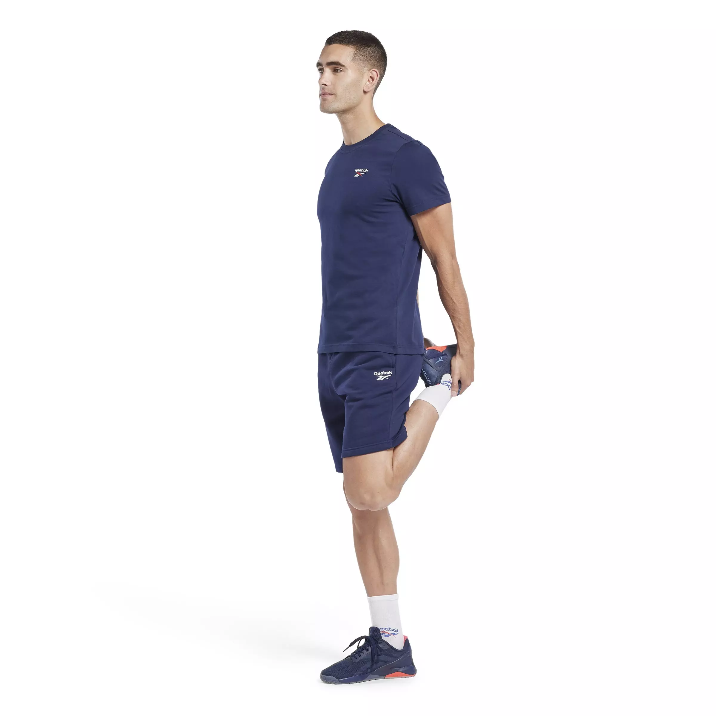 Reebok Men's Identity Classics T-Shirt- Navy - NAVY