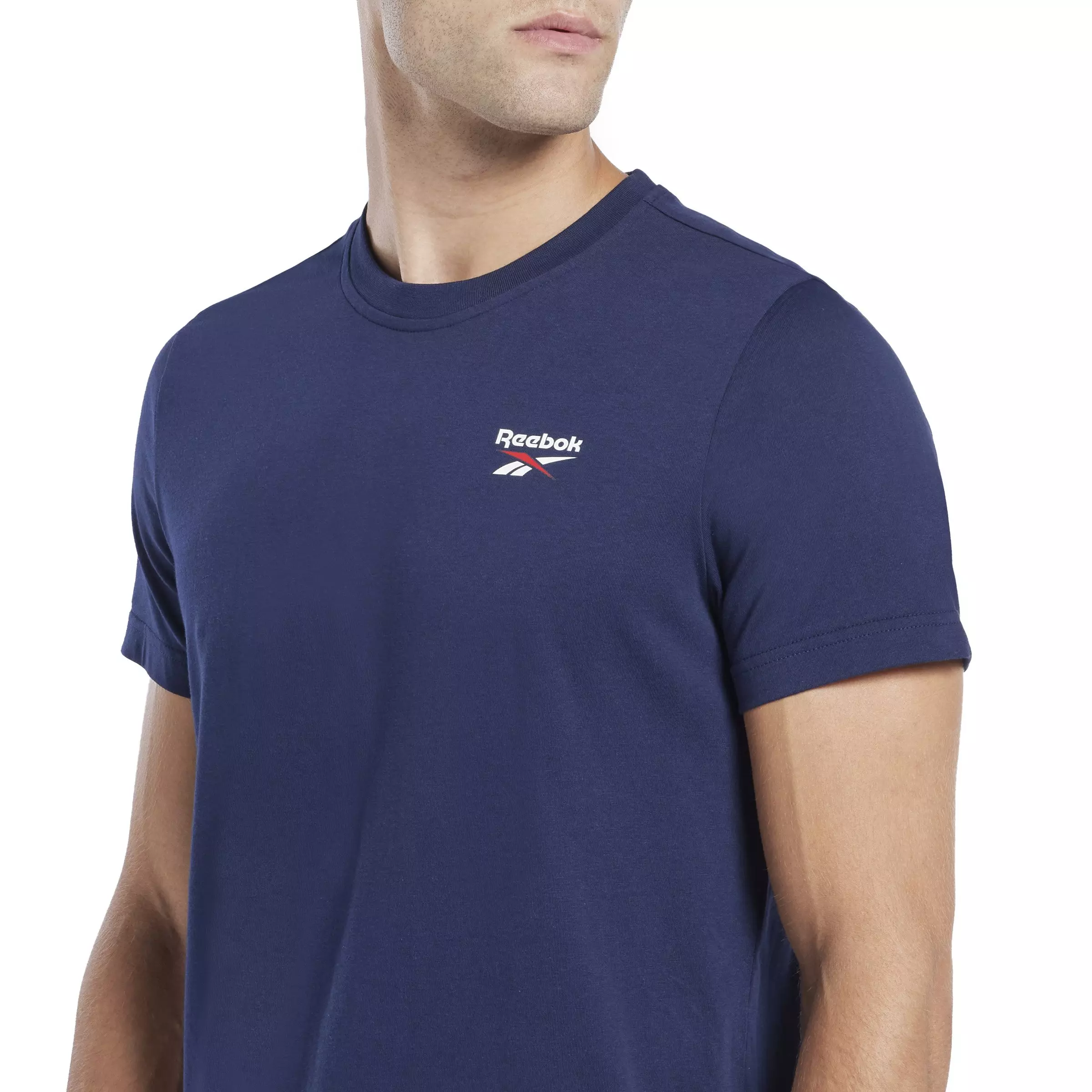 Reebok Men's Identity Classics T-Shirt- Navy - NAVY