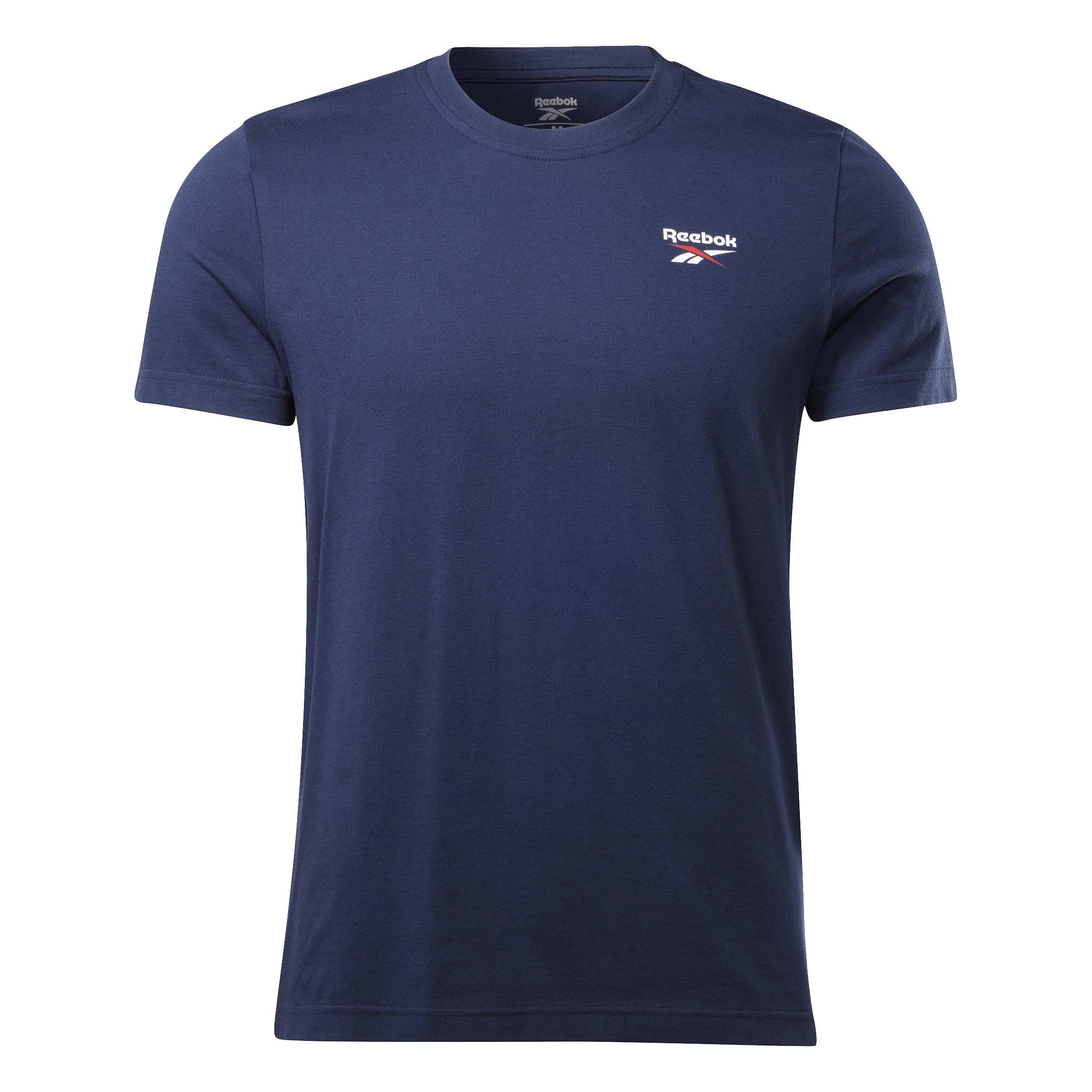 Reebok Men's Identity Classics T-Shirt- Navy - NAVY Thumbnail View 6