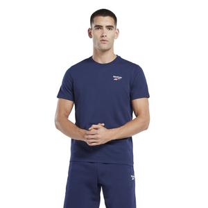 Reebok Men's Identity Classics T-Shirt- Navy