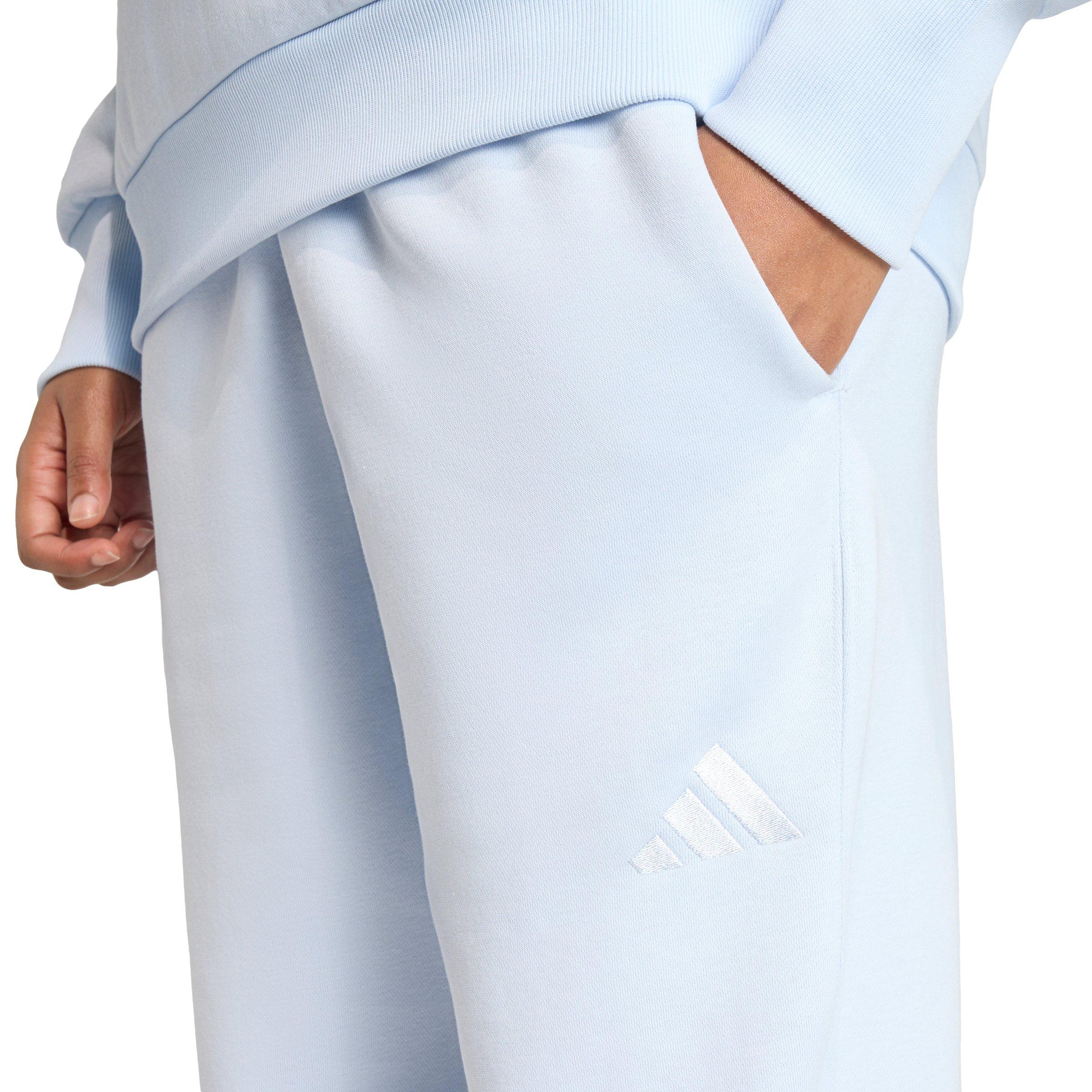 adidas Women's ALL SZN Fleece Loose Joggers - Light Blue - LIGHT BLUE Thumbnail View 4