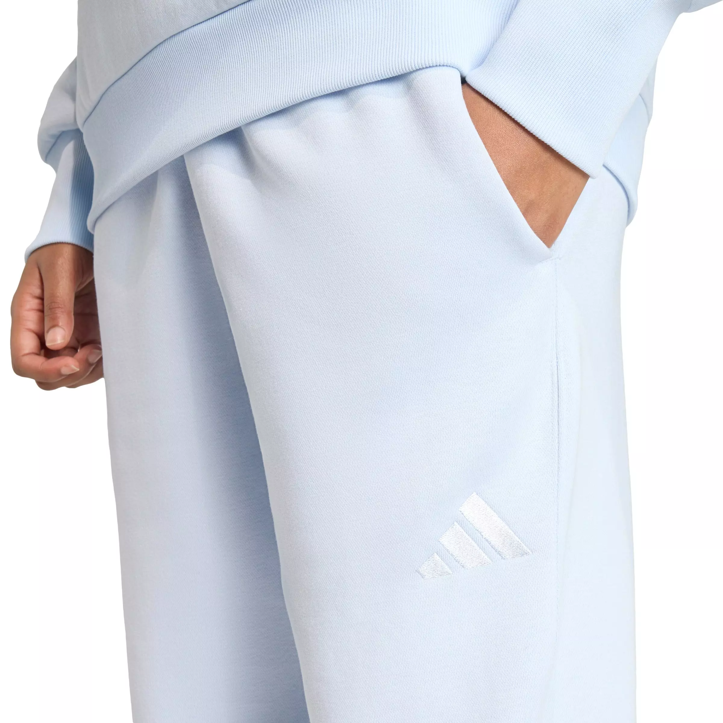 adidas Women's ALL SZN Fleece Loose Joggers - Light Blue - LIGHT BLUE