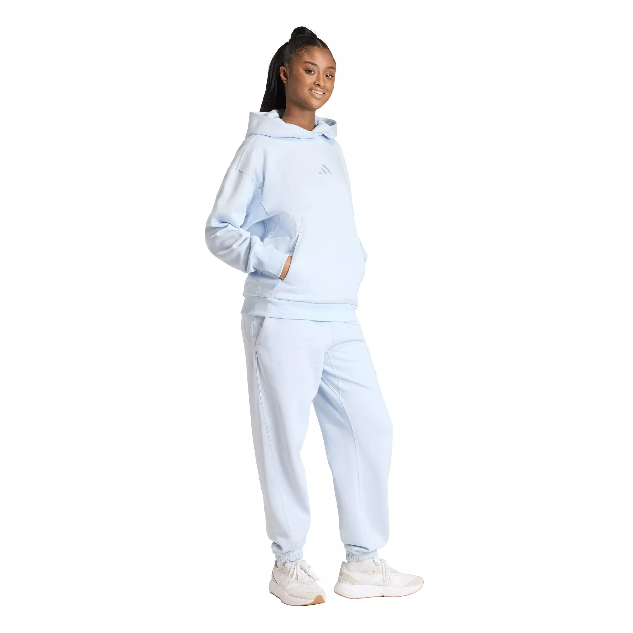 adidas Women's ALL SZN Fleece Loose Joggers - Light Blue - LIGHT BLUE