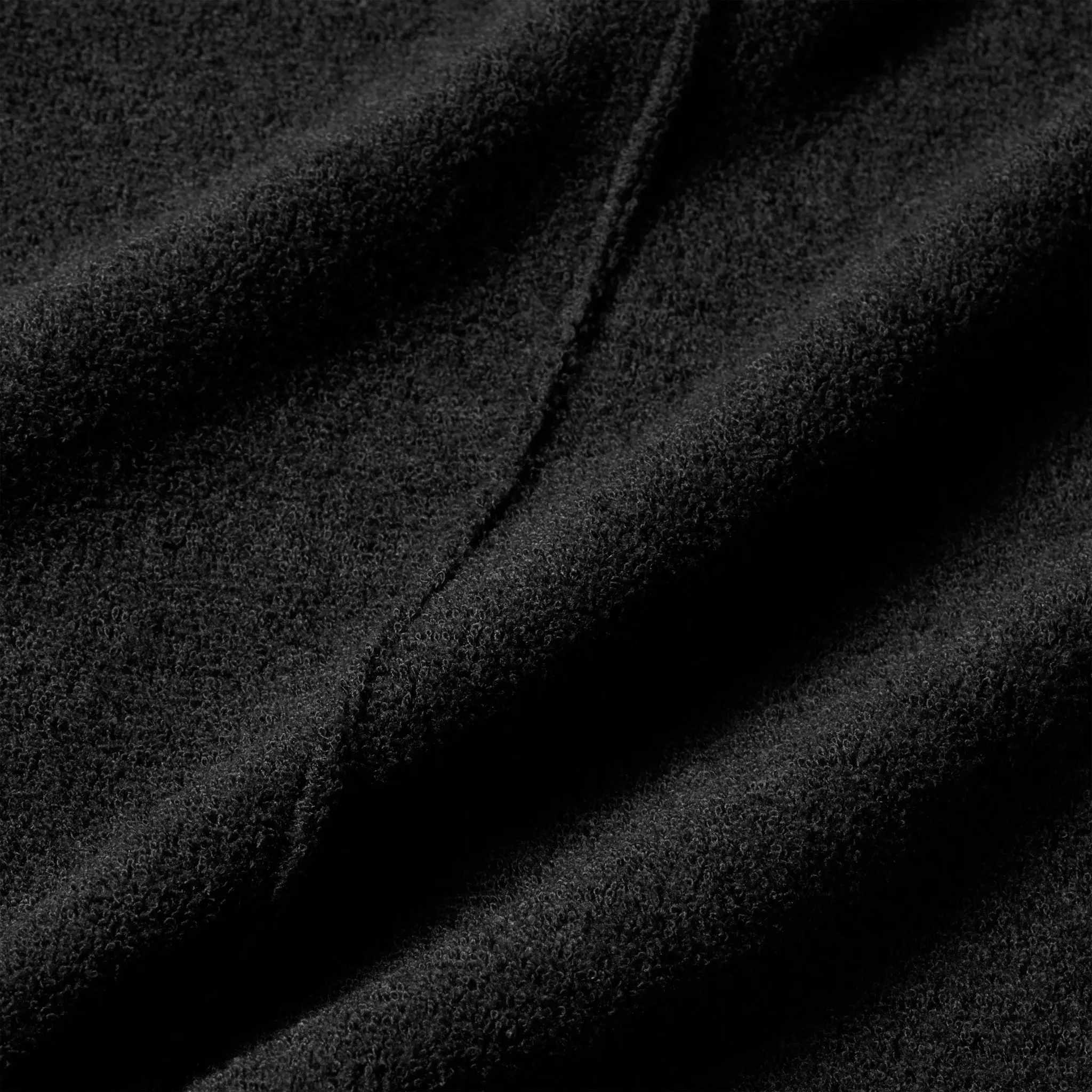 Nike Women's Studio Fleece Plush Mid-Rise Wide-Leg Sweatpants - Black/Off-White - BLACK/OFF-WHITE