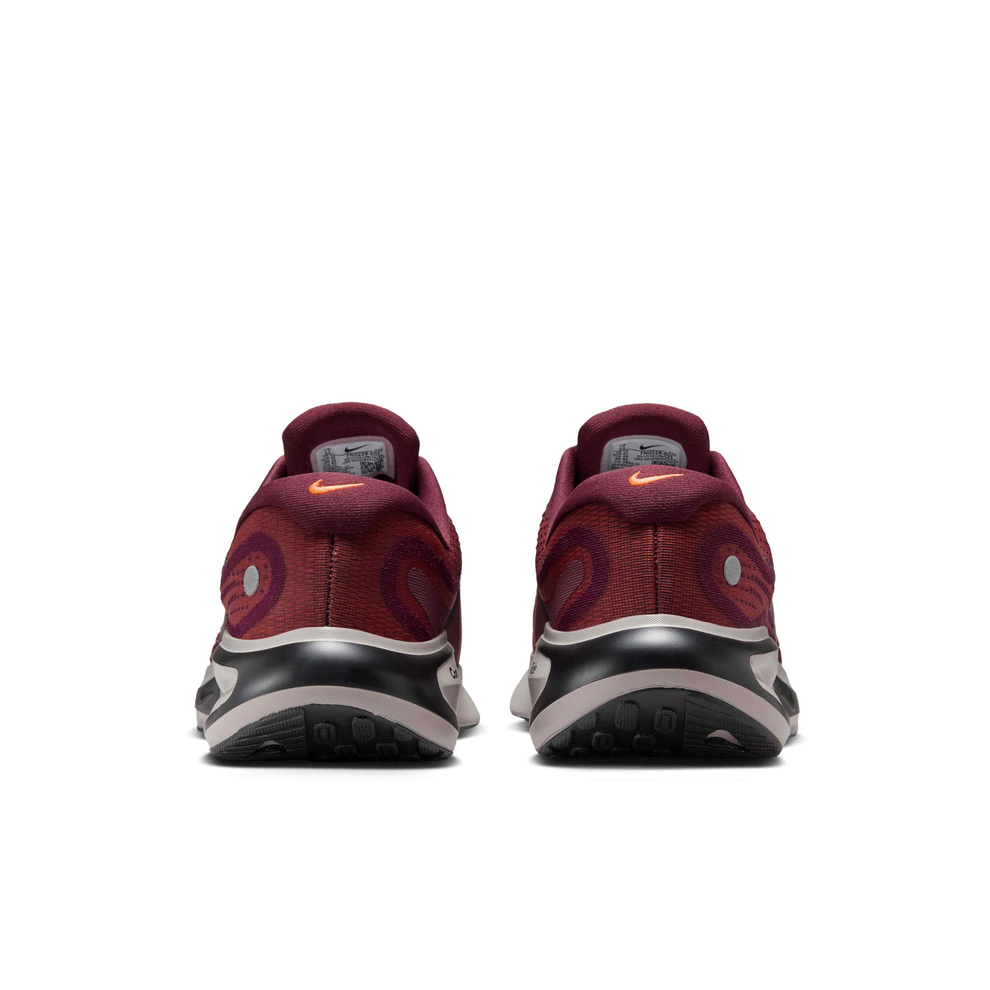 Nike Journey Run "Burgundy Crush/Monarch/Total Orange/Black" Men's Running Shoe - BURGUNDY/MONARCH/ORANGE/BLACK Thumbnail View 5