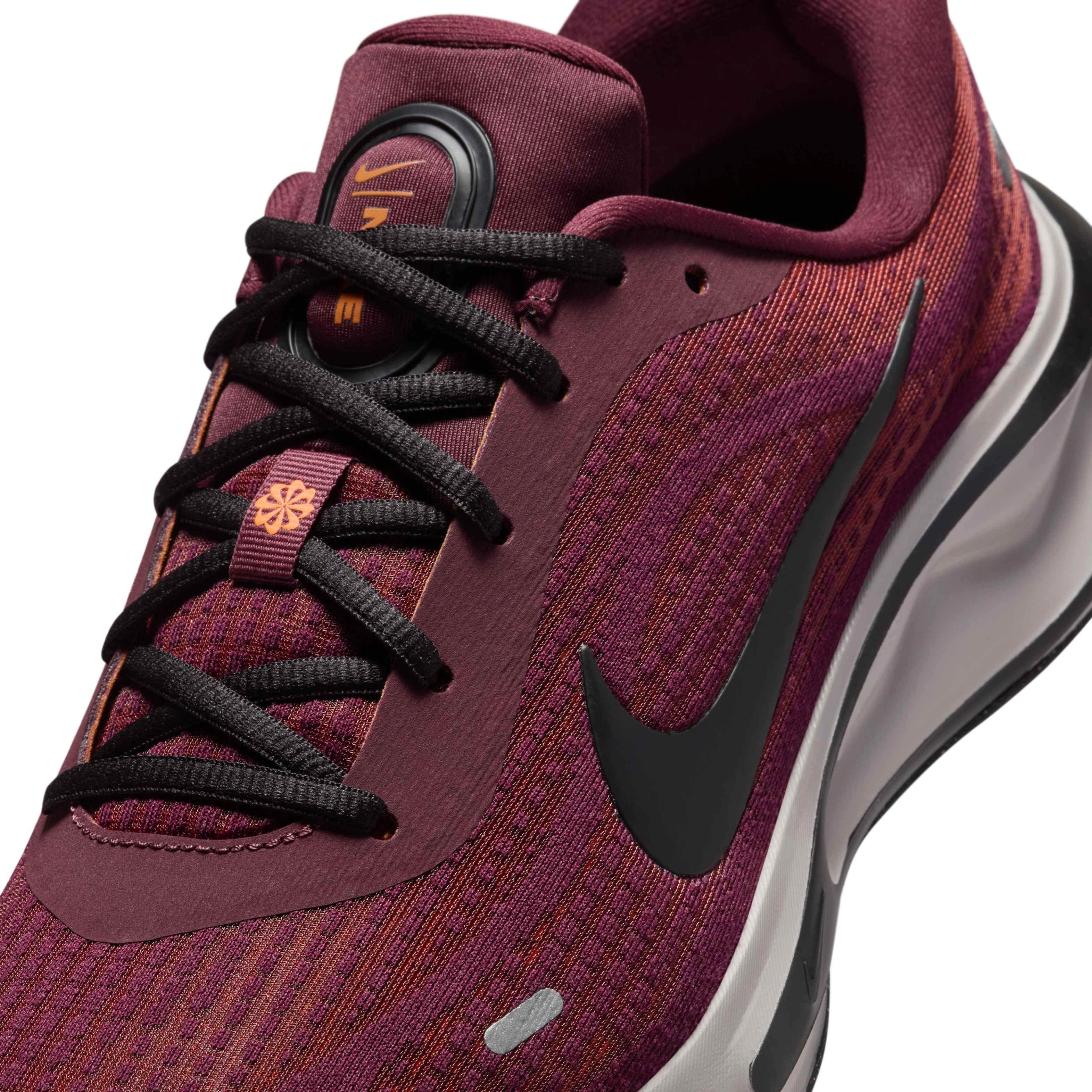 Nike Journey Run "Burgundy Crush/Monarch/Total Orange/Black" Men's Running Shoe - BURGUNDY/MONARCH/ORANGE/BLACK Thumbnail View 7