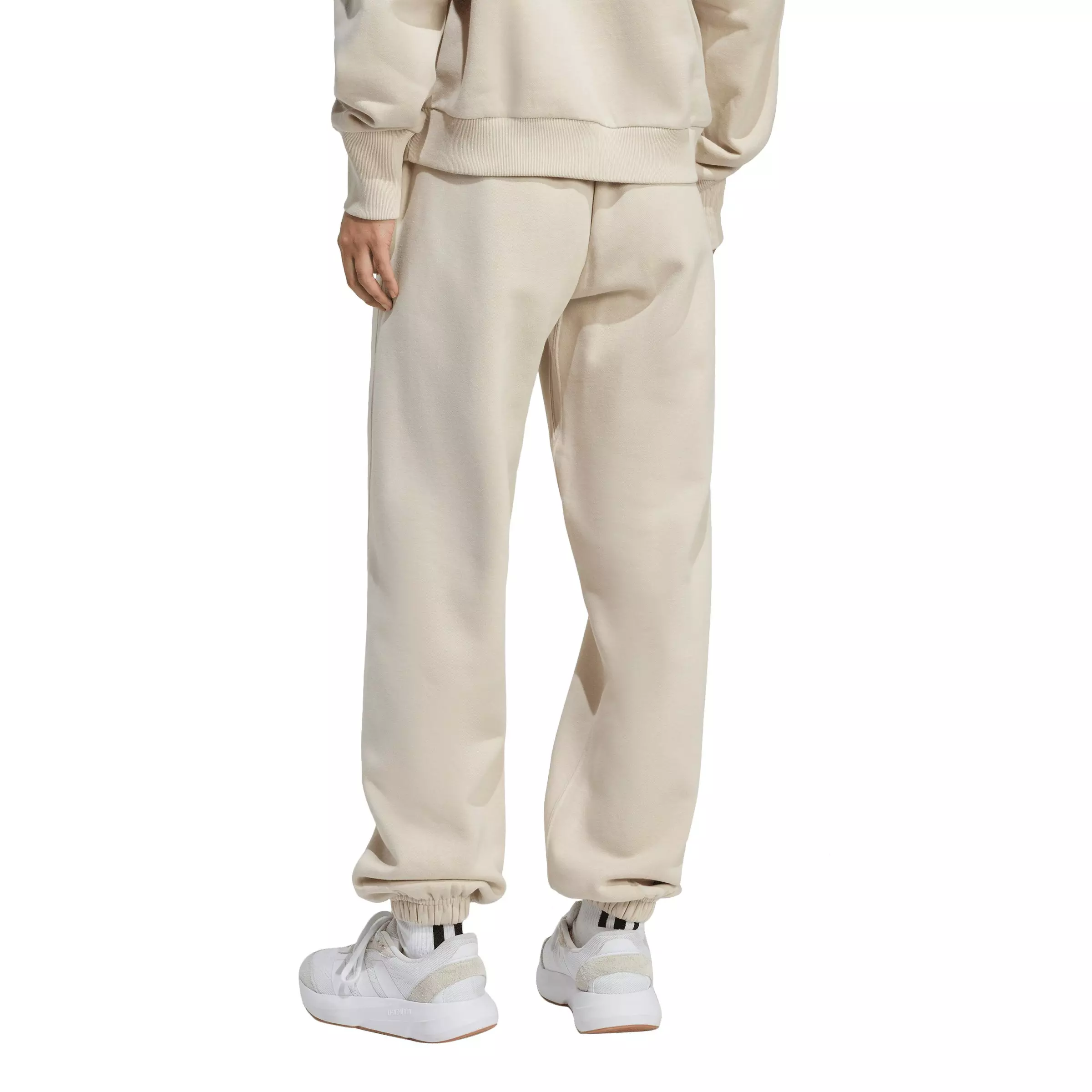 adidas Women's ALL SZN Fleece Loose Joggers - Beige - BEIGE