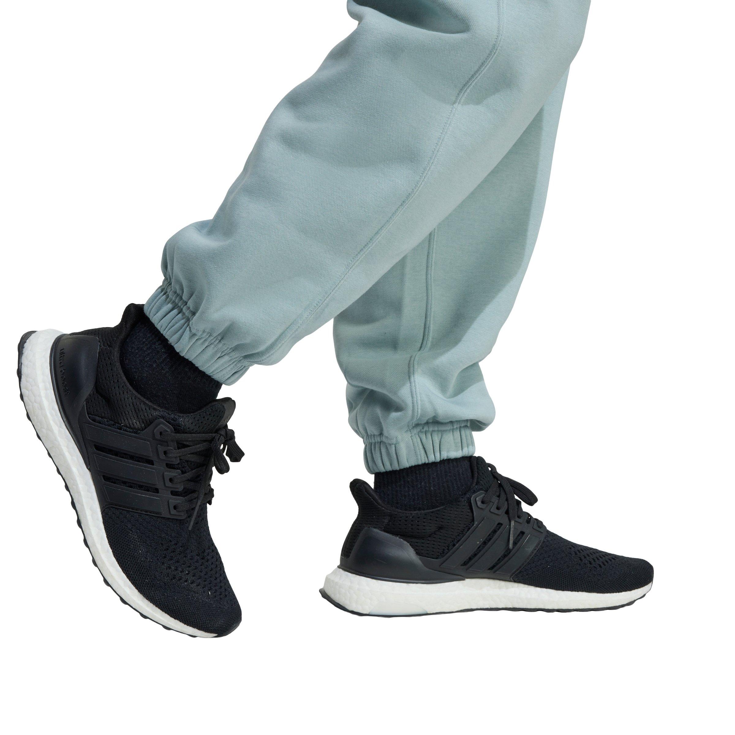 adidas Women's ALL SZN Fleece Loose Joggers - Sage Green - SAGE GREEN Thumbnail View 4