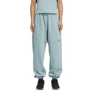 adidas Women's ALL SZN Fleece Loose Joggers - Sage Green