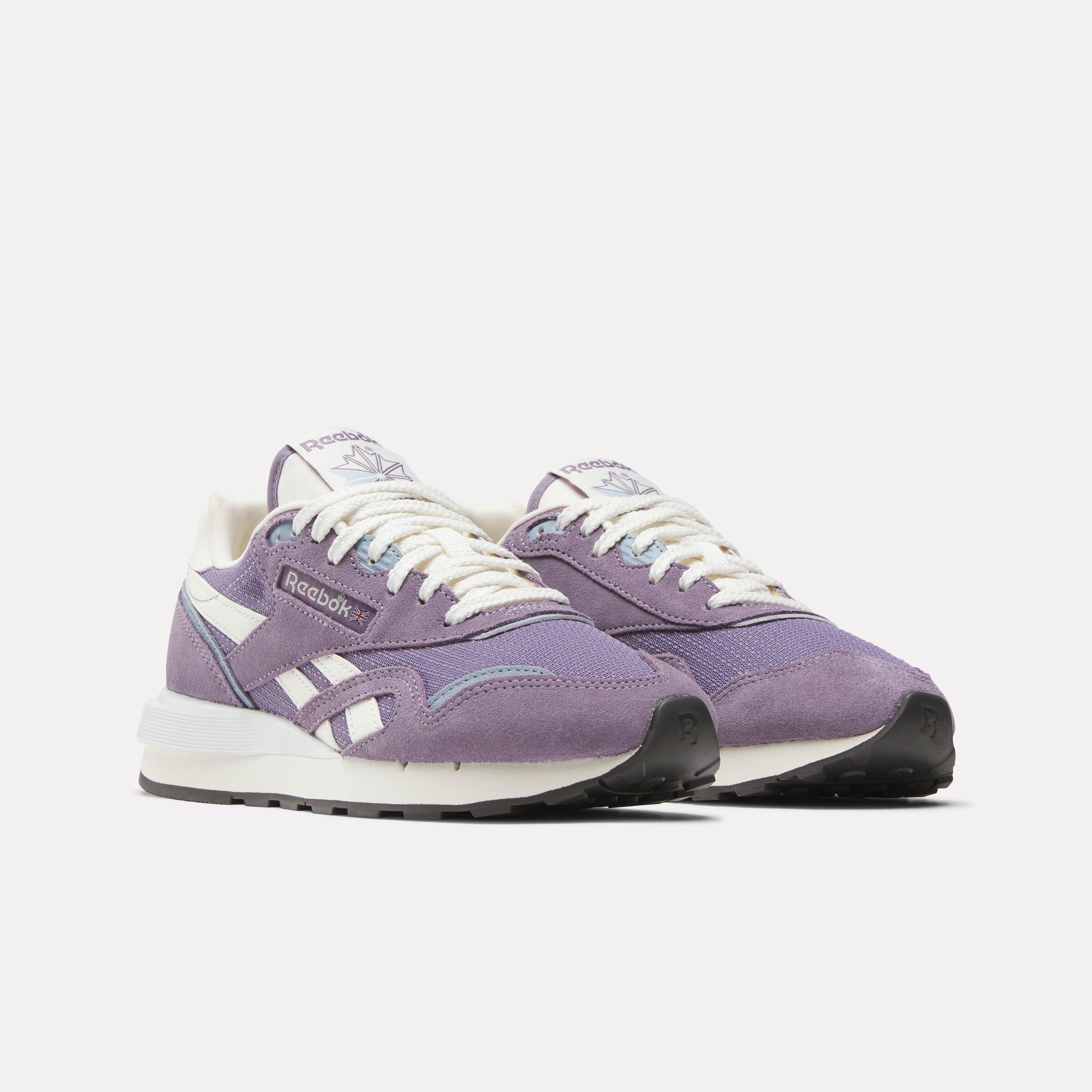 Reebok Classic Nylon 89 "Purple/White" Women's Shoe - PURPLE/WHITE Thumbnail View 2