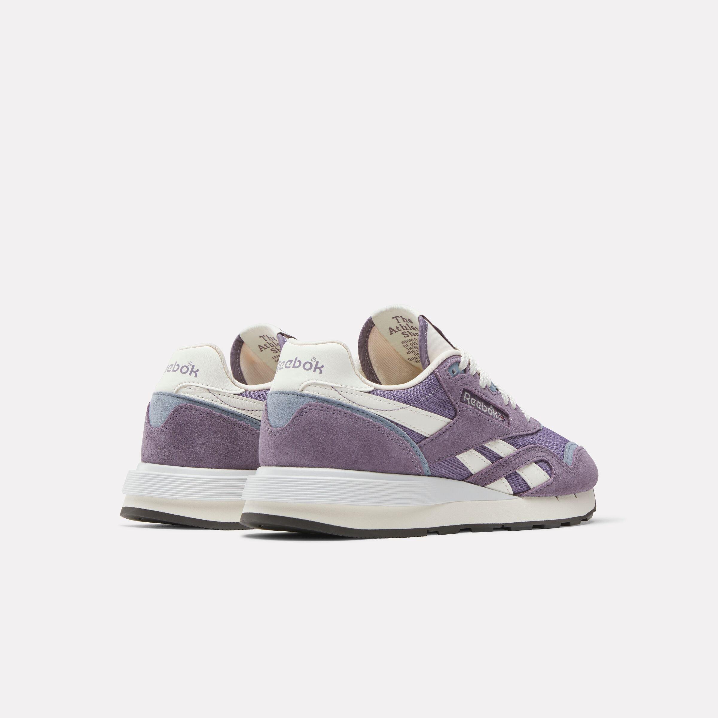 Reebok Classic Nylon 89 "Purple/White" Women's Shoe - PURPLE/WHITE Thumbnail View 3